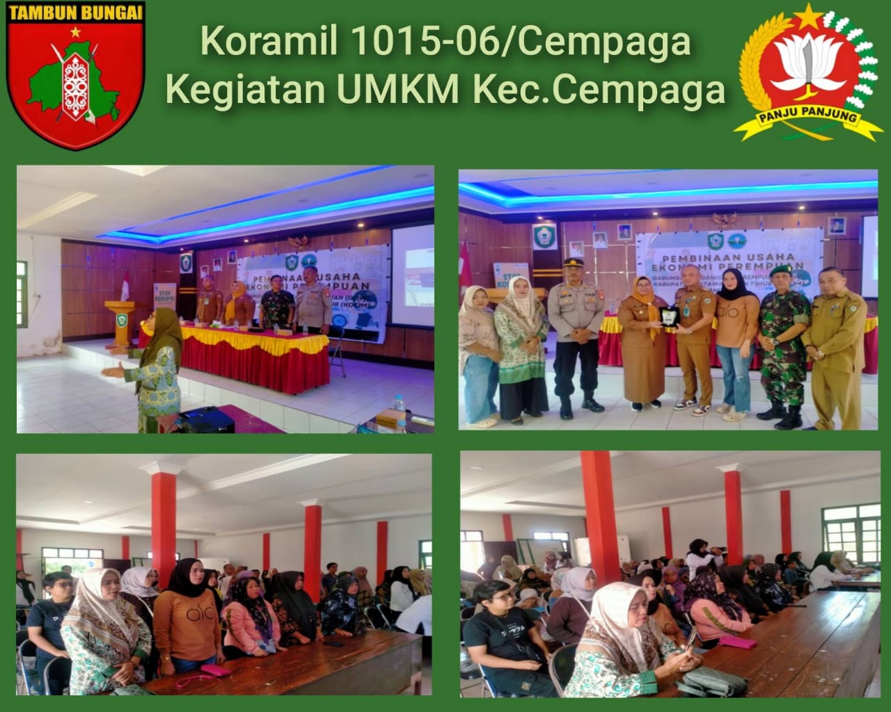 Danramil 1015-06/Cempaga Hadiri kegiatan Pembinaan Usaha Ekonomi Perempuan