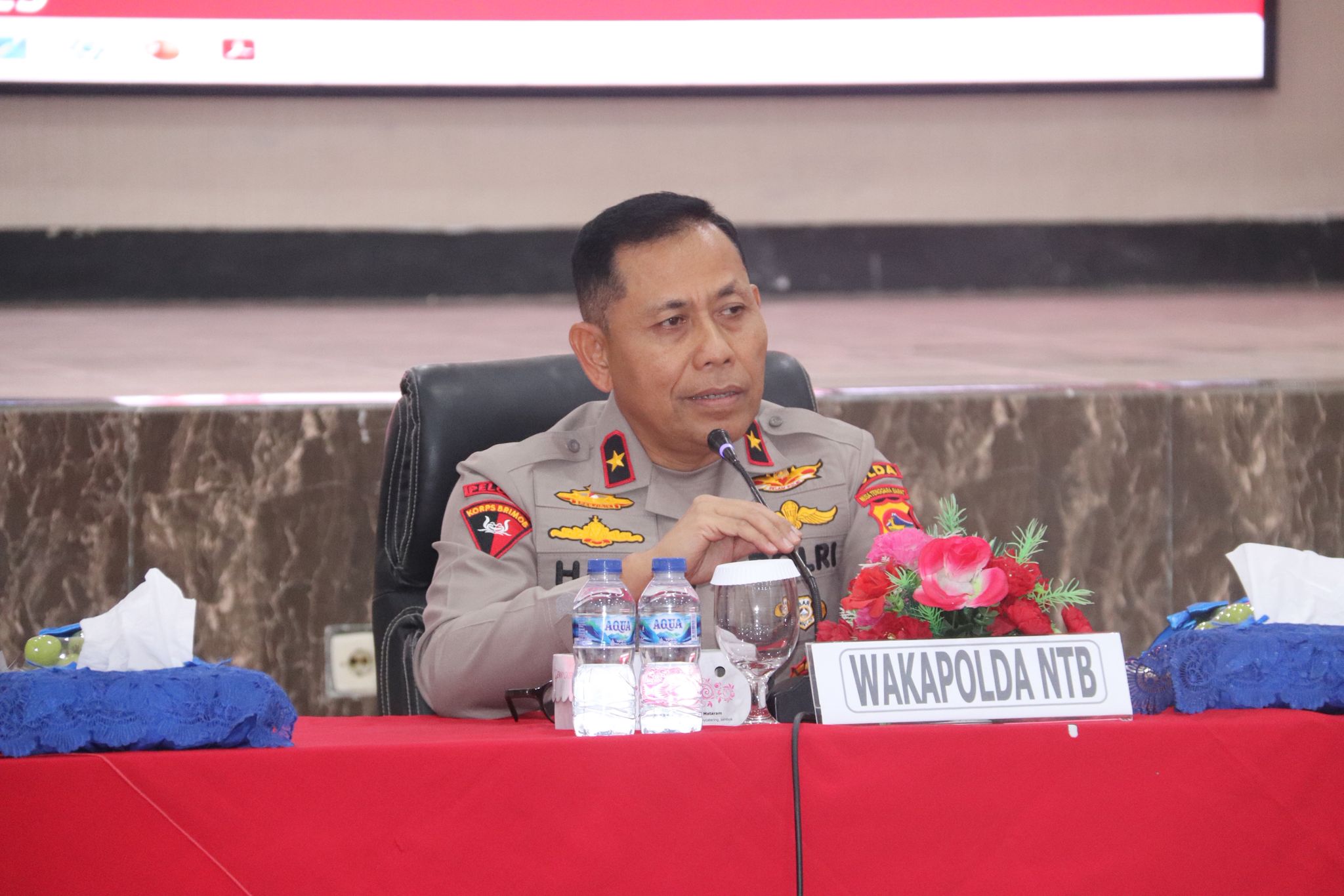 Polda NTB Gelar Tactical Wall Game, Wakapolda Tekankan Profesionalisme Pengamanan Unjuk Rasa