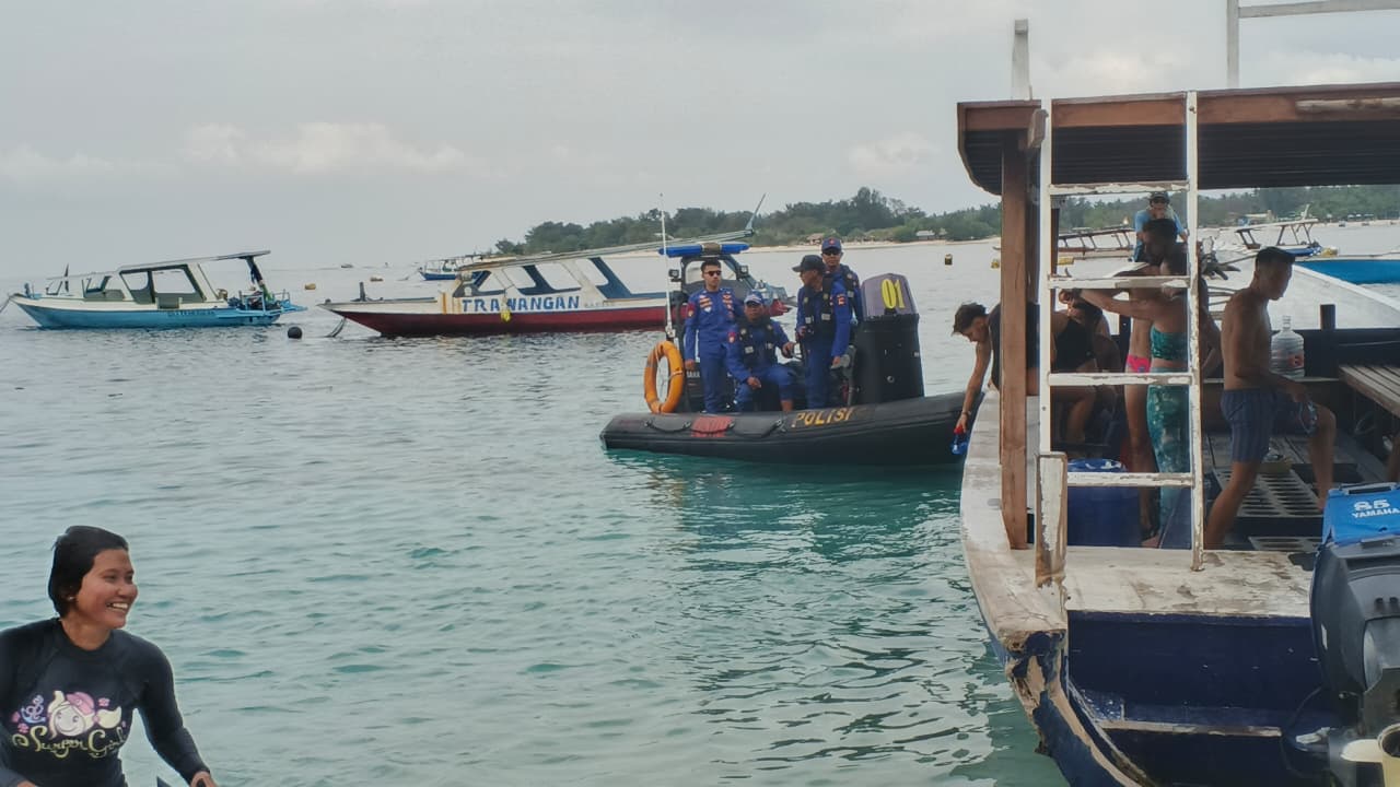 Sat Polairud Lombok Utara Jamin Nol Insiden: Gili Strong Triathlon 2025 Sukses Total di Bawah Pengawasan Ketat