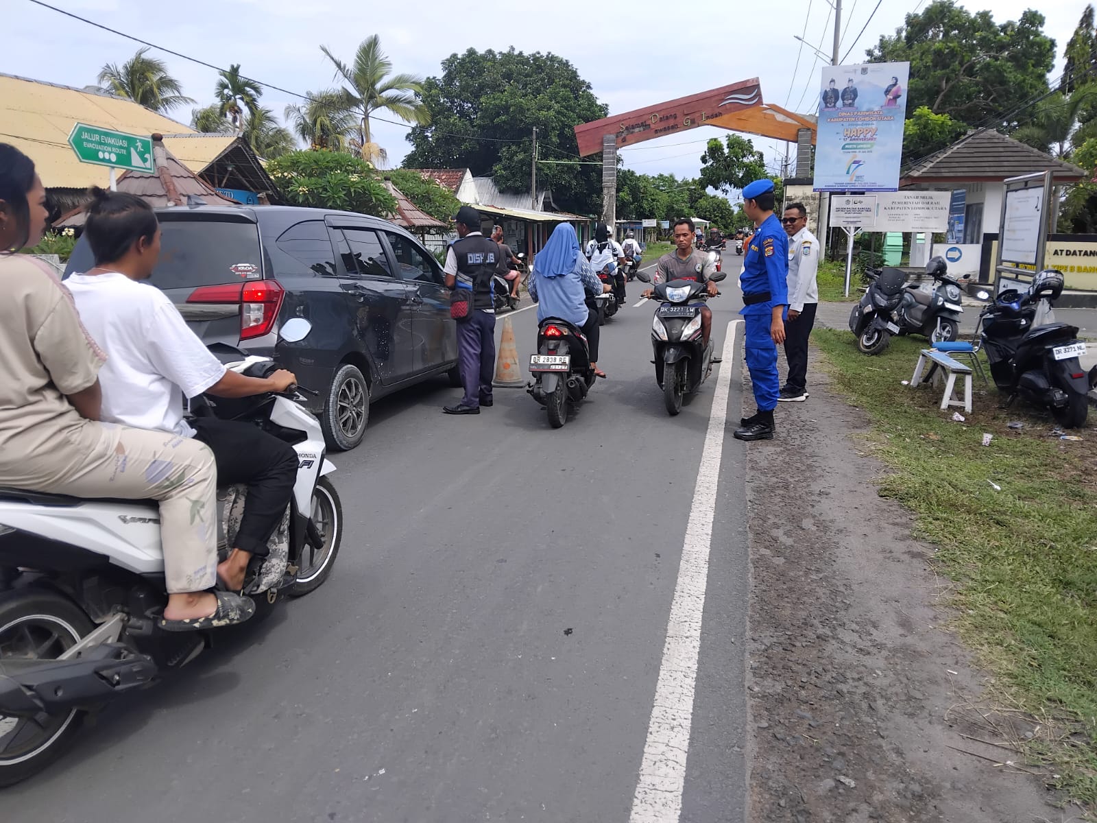 Sinergi Tiga Pilar Jaga Keamanan Pelabuhan Bangsal, Sat Polair Bersama TNI AL dan Dishub Gelar Patroli Gabungan