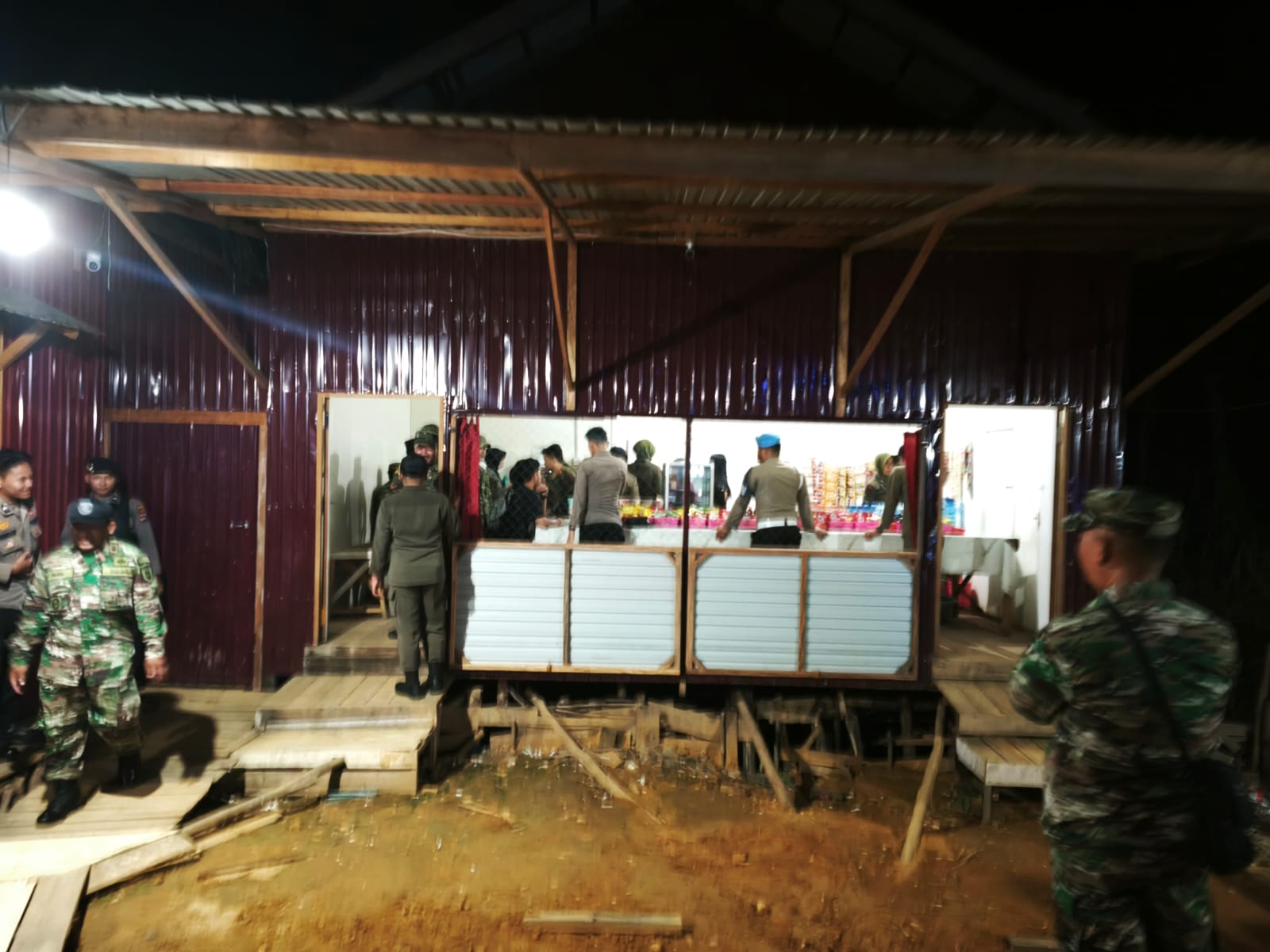 Kodim 1002/HST Bersama Aparat Gabungan Gelar Patroli Cipta Kondisi