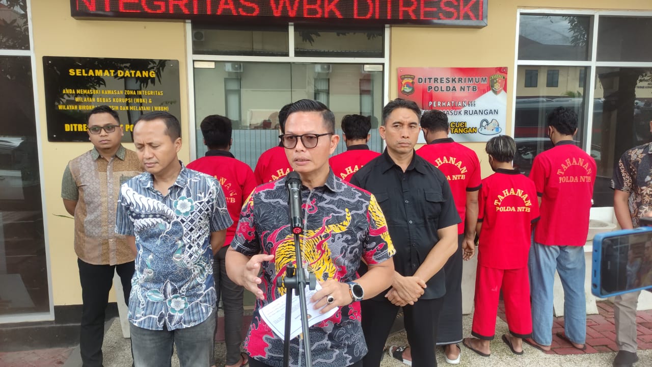 Polda NTB Amankan Tersangka Kasus Pengerusakan Rumah Keluarga Rizka di Nyiur Lembang 