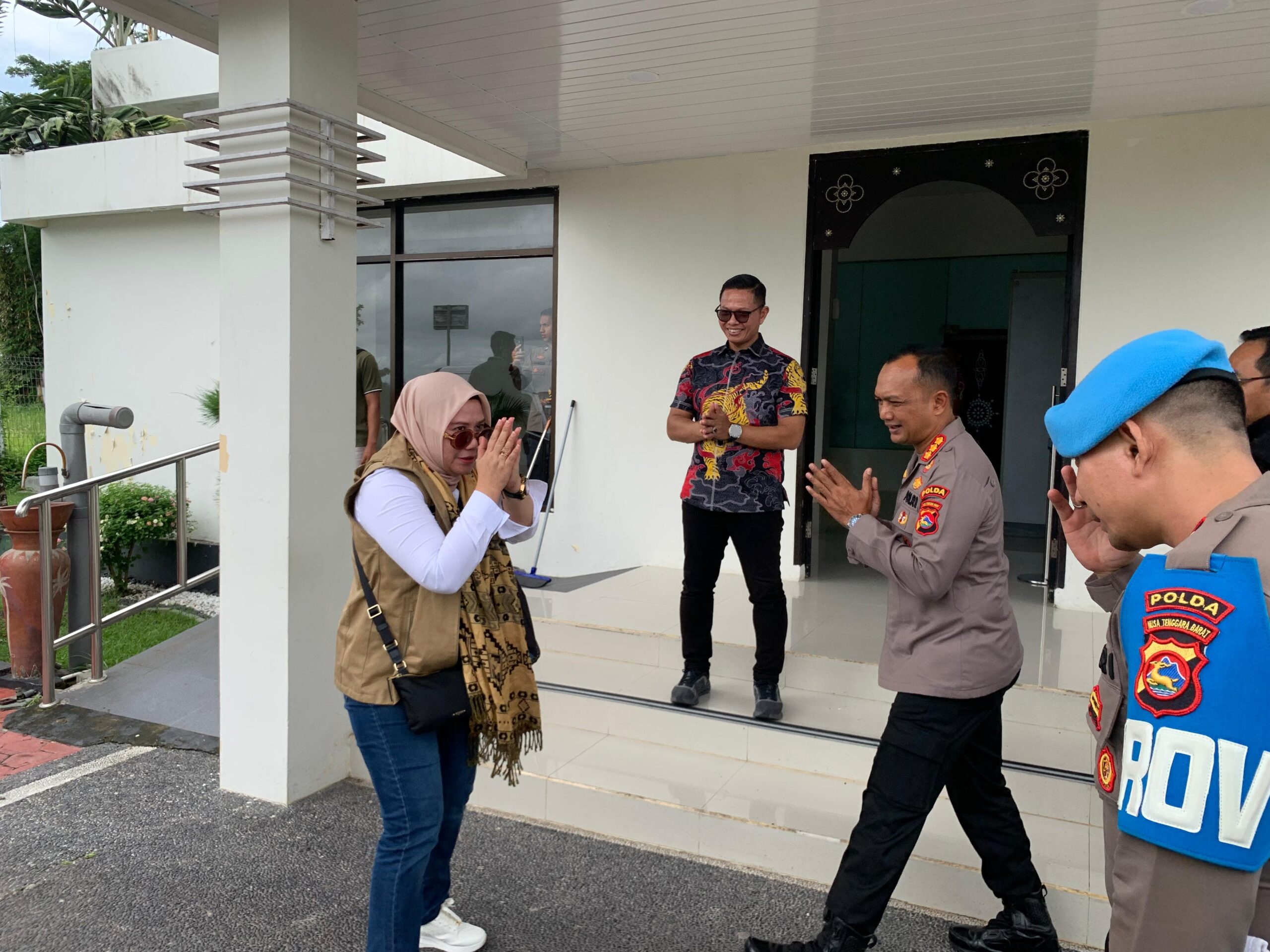 Polda NTB Sambut Meriah Reuni 40 Tahun Paskibraka Nasional di Lombok Tengah