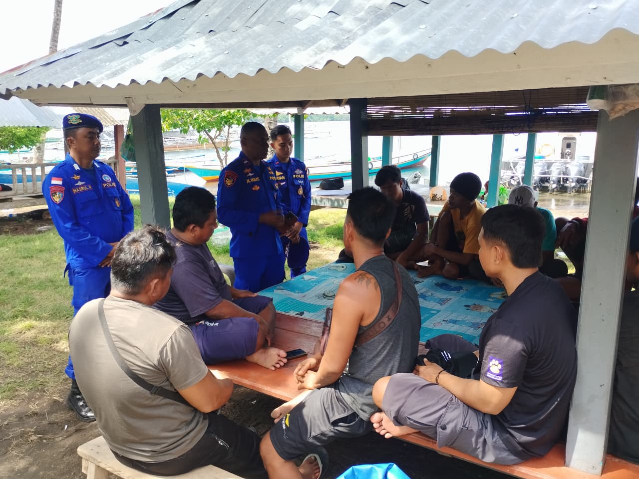 Kapal Polisi XXI 2014 Dit Polairud Polda NTB Laksanakan Sosialisasi Anti Penangkapan Ikan Merusak Ekosistem