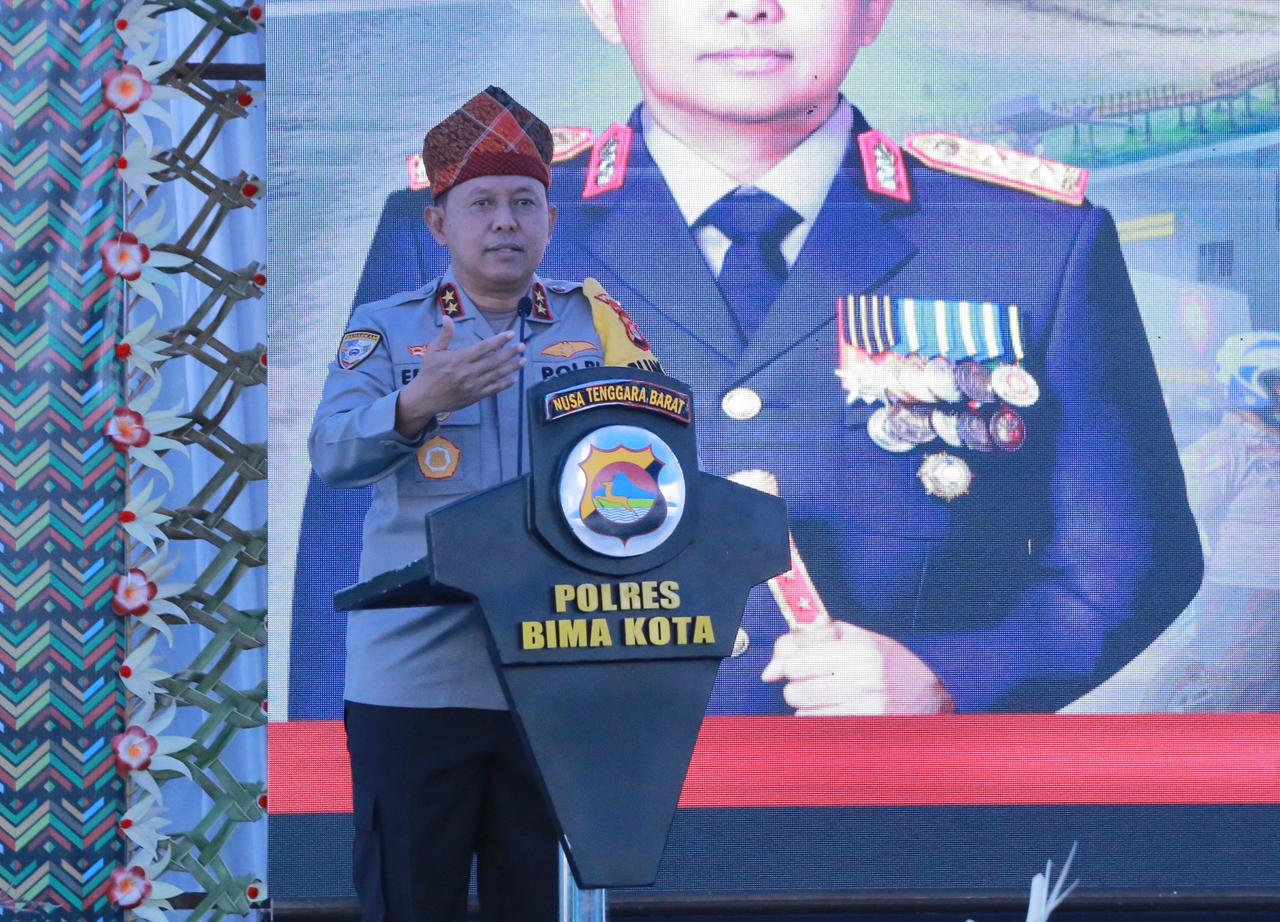 Kapolda NTB Sambangi Polres Bima Kota, Kedekatan dengan Warga Jadi Sorotan