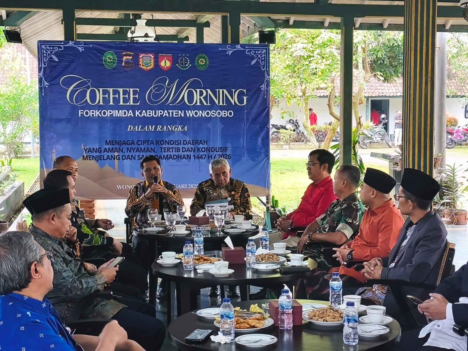 Coffee Morning Forkopimda Wonosobo: Jaga Kondusivitas Jelang Ramadhan 1447 H