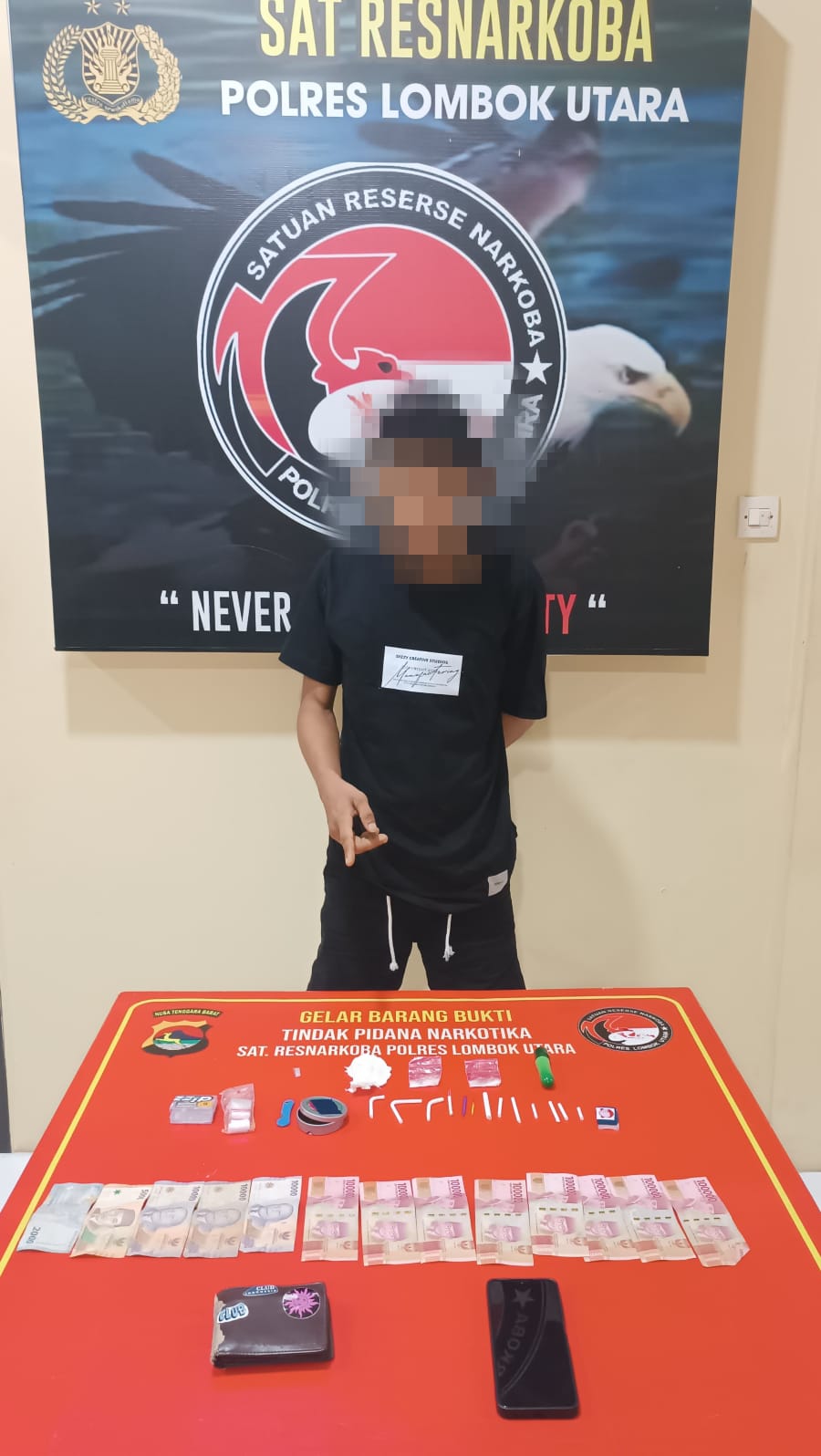 Polres Lombok Utara Bongkar Jaringan Sabu di Bayan, Dua Diduga Pengedar Terancam Seumur Hidup