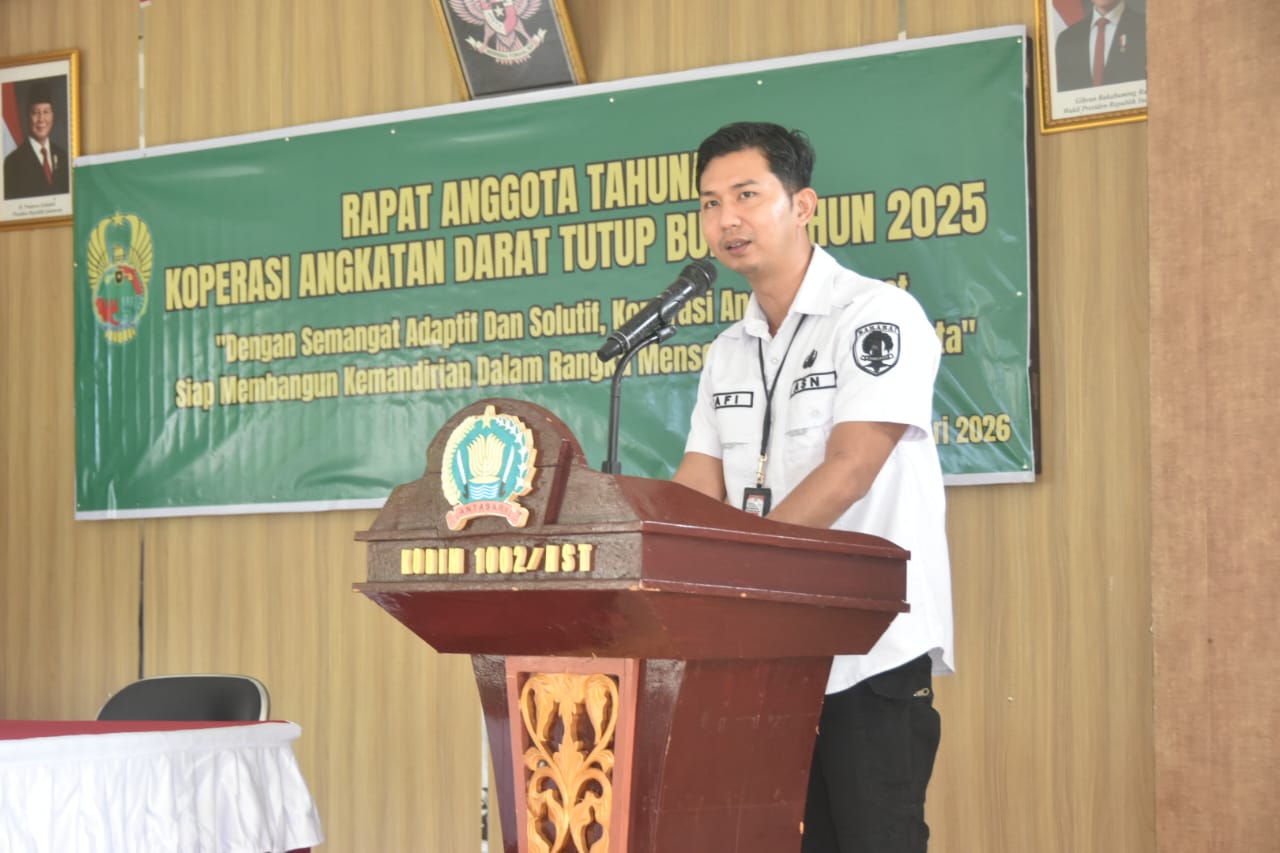 Primer Koperasi Kartika Beringin Kodim 1002/HST Gelar RAT Tutup Buku Tahun 2025