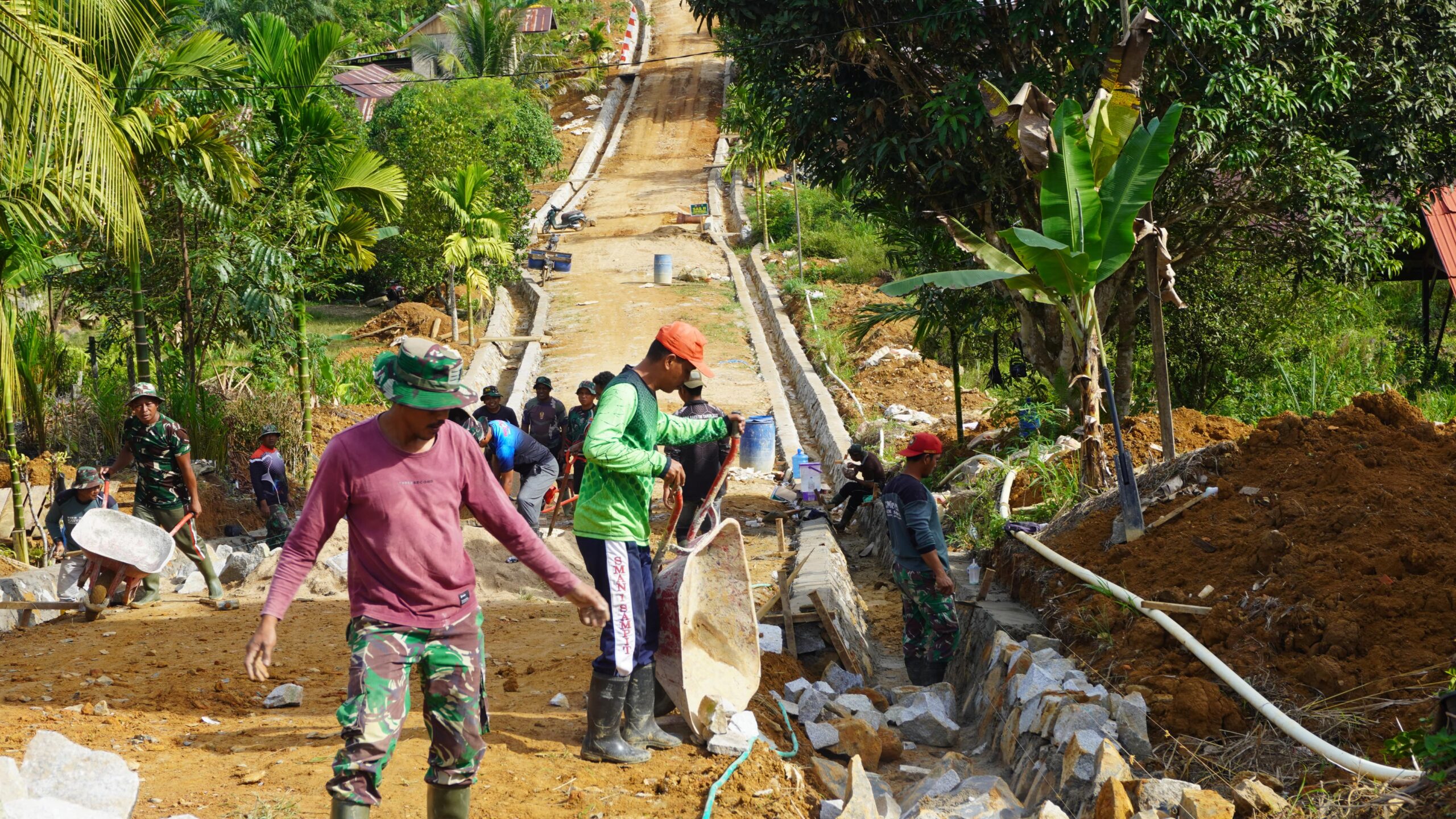 Satgas TMMD ke 127 Kodim 1015/Sampit Optimalkan Kinerja