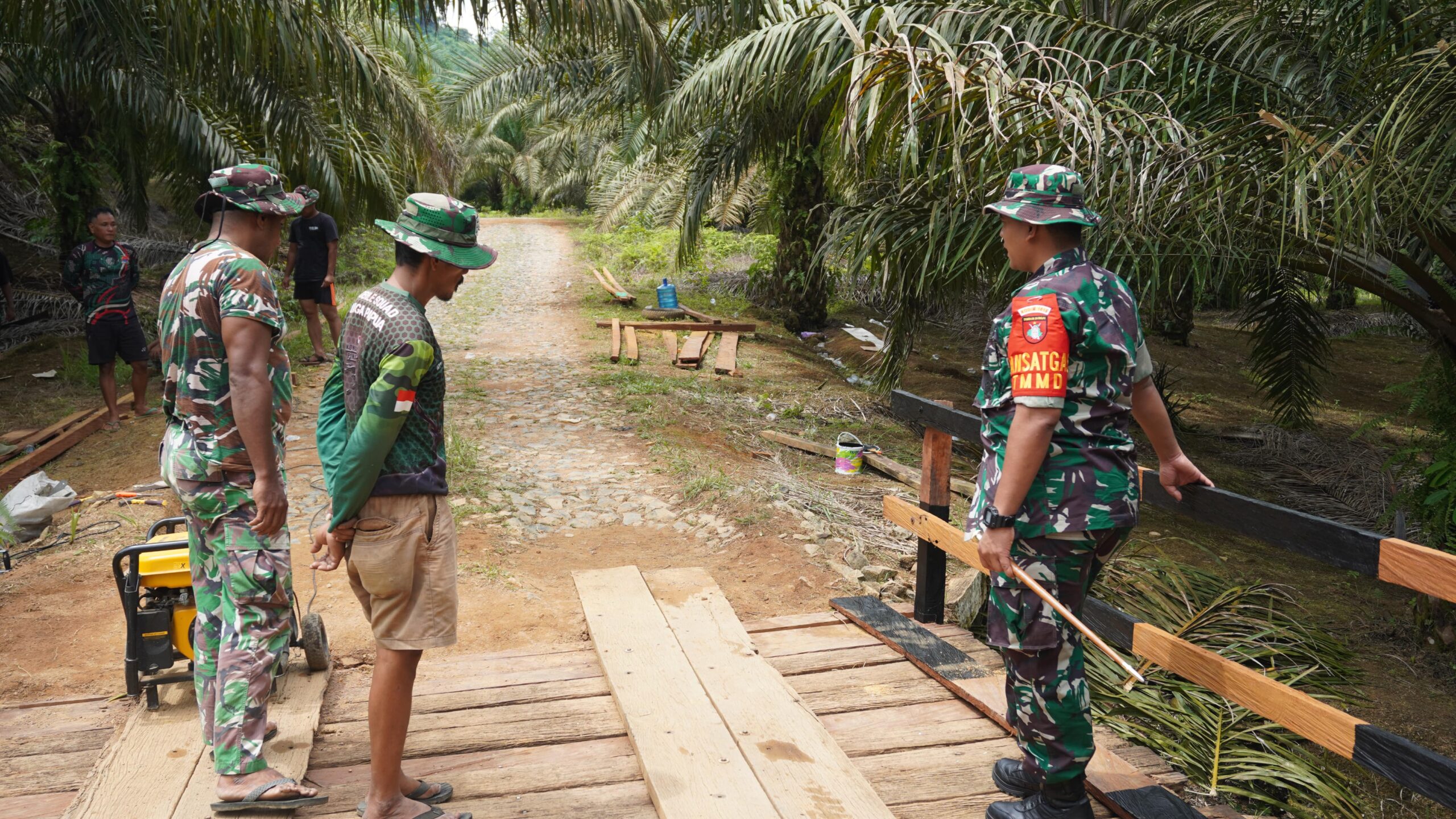 Dansatgas TMMD 127 Kodim 1015/Sampit Pastikan Kualitas Progres TMMD