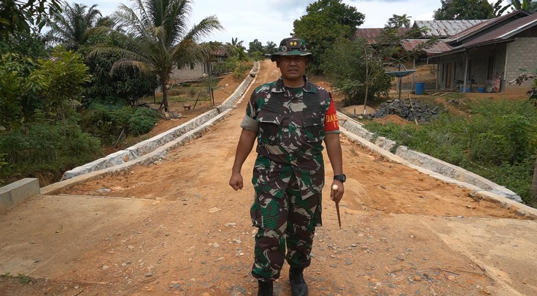 Dansatgas 1015/Sampit TMMD Pastikan Pengerjaan Sesuai Target