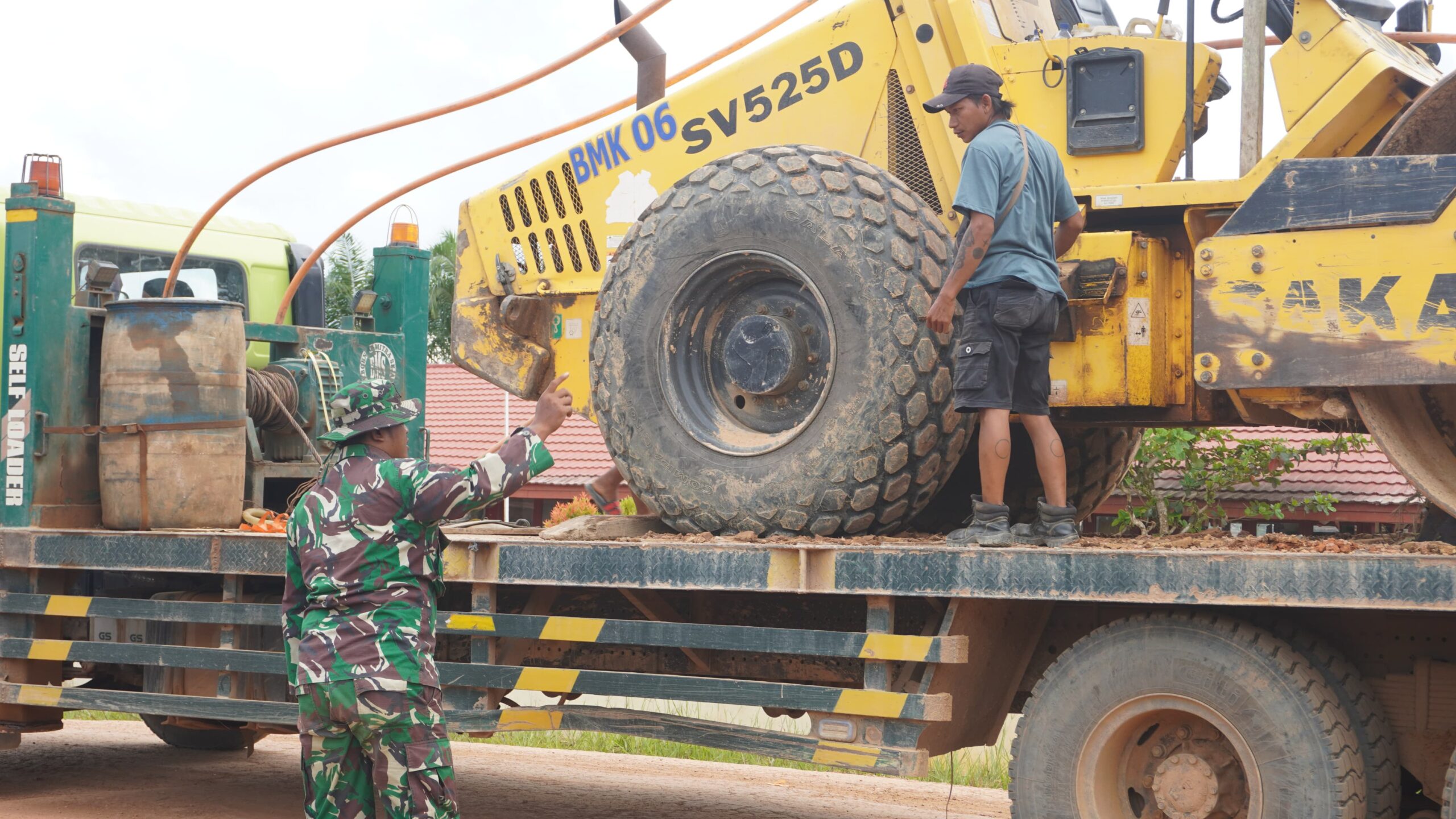 Sasaran Fisik TMMD Reguler ke-127 Kodim 1015/Sampit Selesai, Mobilisasi Alat Berat Kembali Dilakukan
