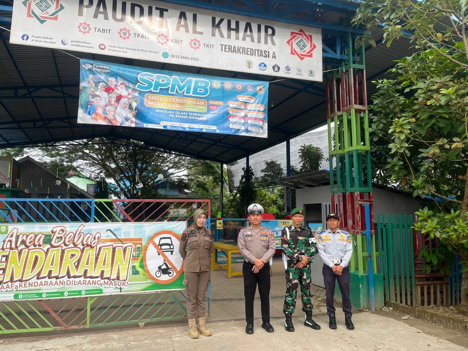 Kodim 1002/HST Turut Perkuat Pengamanan Pos Mudik dan Objek Wisata di Hulu Sungai Tengah