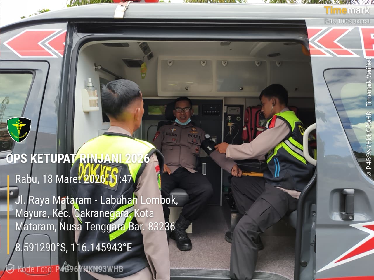 Dukung Pengamanan Ogoh-ogoh dan Ops Ketupat Rinjani 2026, Tim Dokkes Polda NTB Siaga Layanan Kesehatan Lapangan