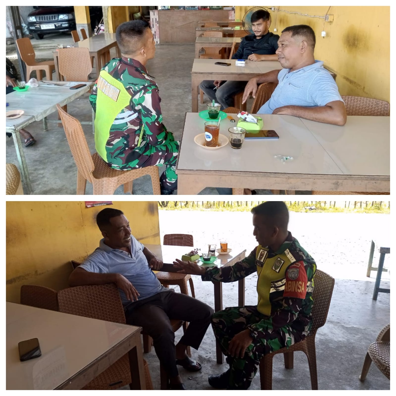 Babinsa Posramil 06/Bubon Ciptakan Keakraban dengan Warga Binaan Melalui Komsos