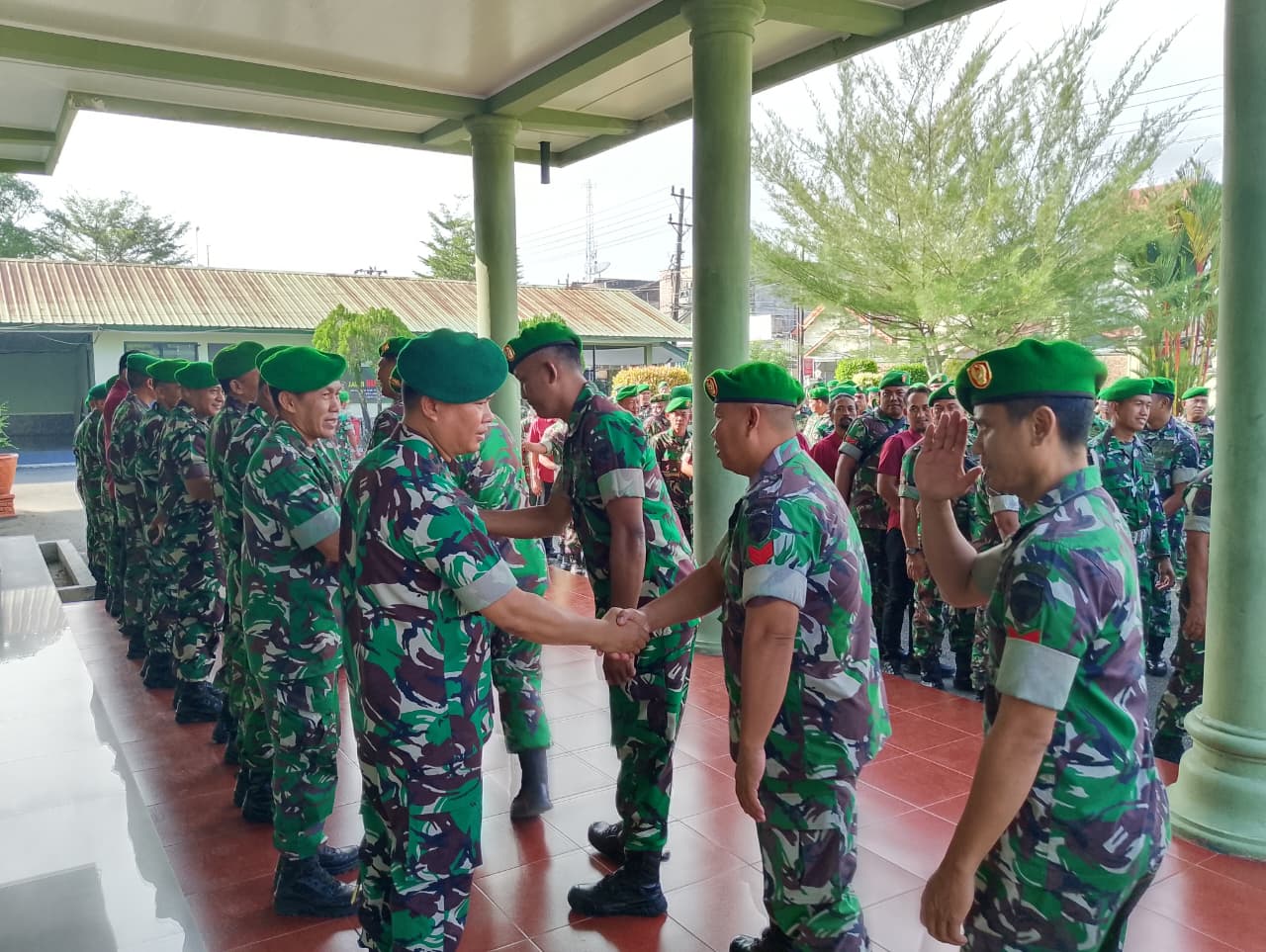 Kembali Bertugas, Dandim 0105/Abar Pimpin Apel Perdana Pasca Cuti Lebaran dan Gelar Halal Bihalal