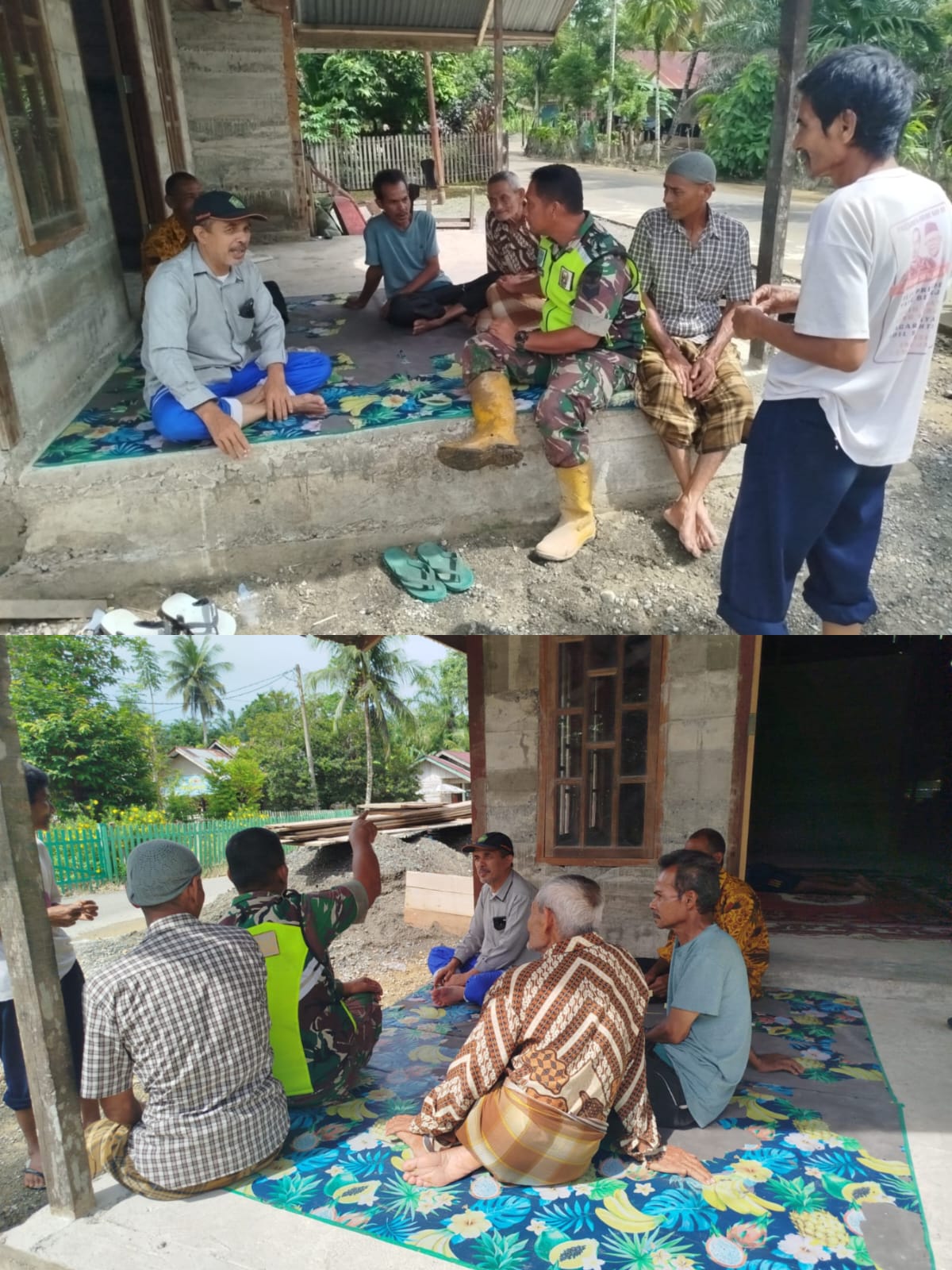 Tingkatkan Ketahanan Pangan, Babinsa Koramil 03 Kaway XVI Bahas Masalah Pertanian Warga