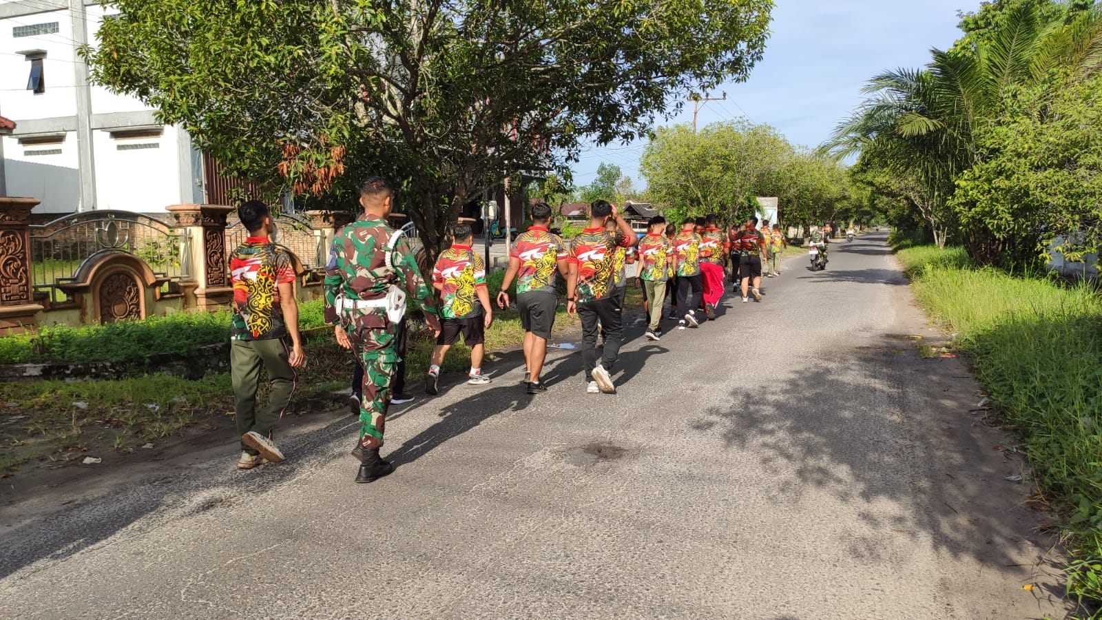 Jaga Kebugaran Prajurit, Kodim 1015/Sampit Gelar Olahraga Bersama