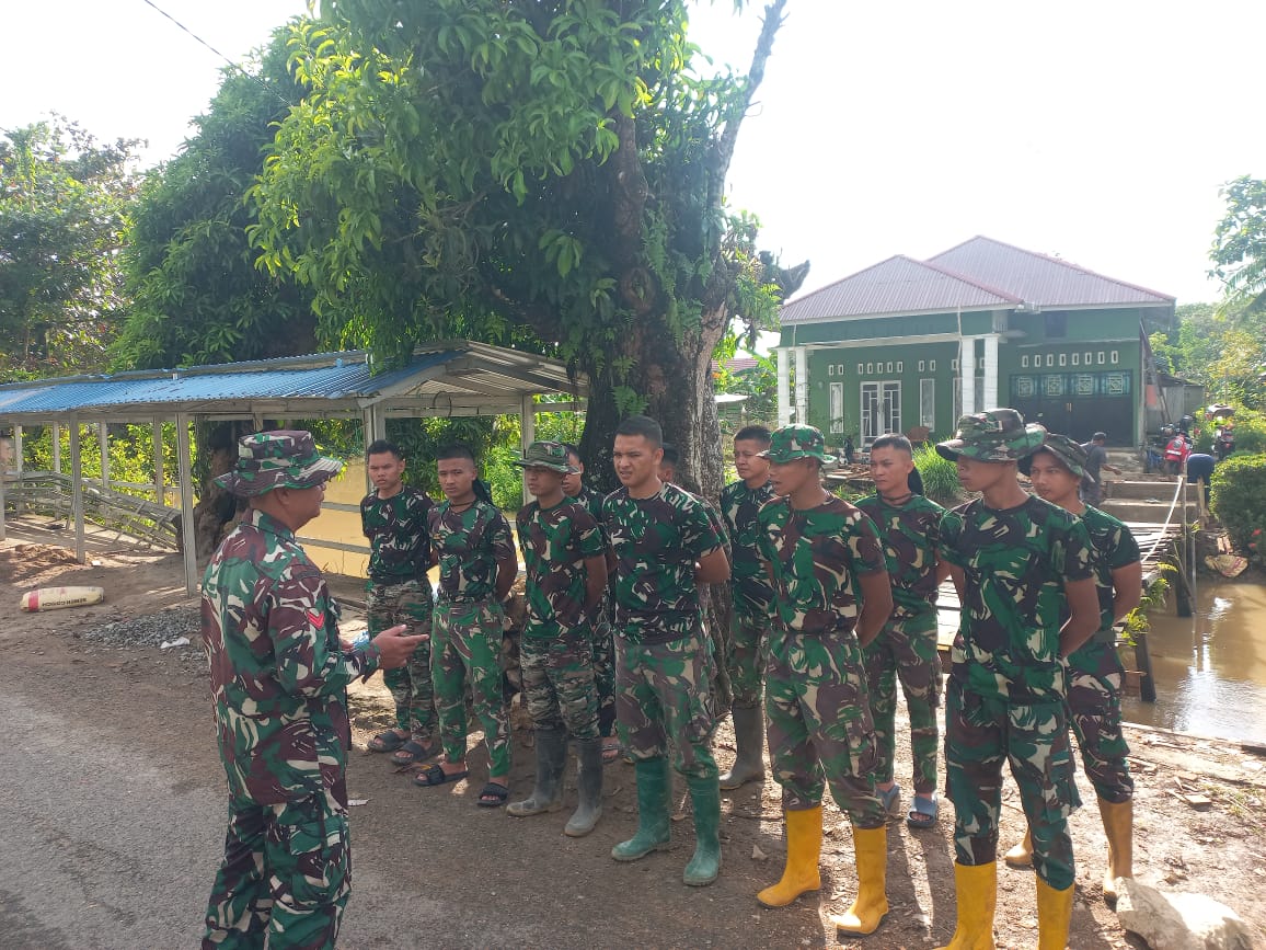 Apel Pagi, Satgas Jembatan Garuda Matangkan Kesiapan Kerja