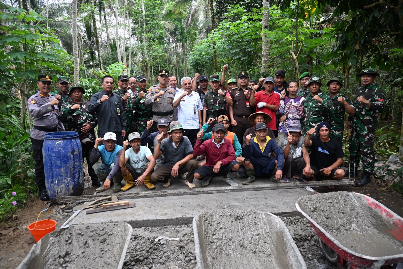 Dandim Wonosobo Pimpin Forkopimda Tinjau Lokasi TMMD Sengkuyung Tahap II 2026 di Desa Grugu