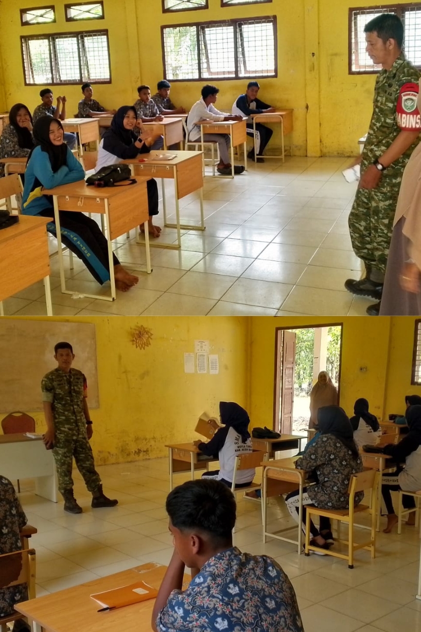 Tanamkan Nilai Kebangsaan, Sertu Iwan Berikan Materi Pengamalan Pancasila bagi Generasi Muda