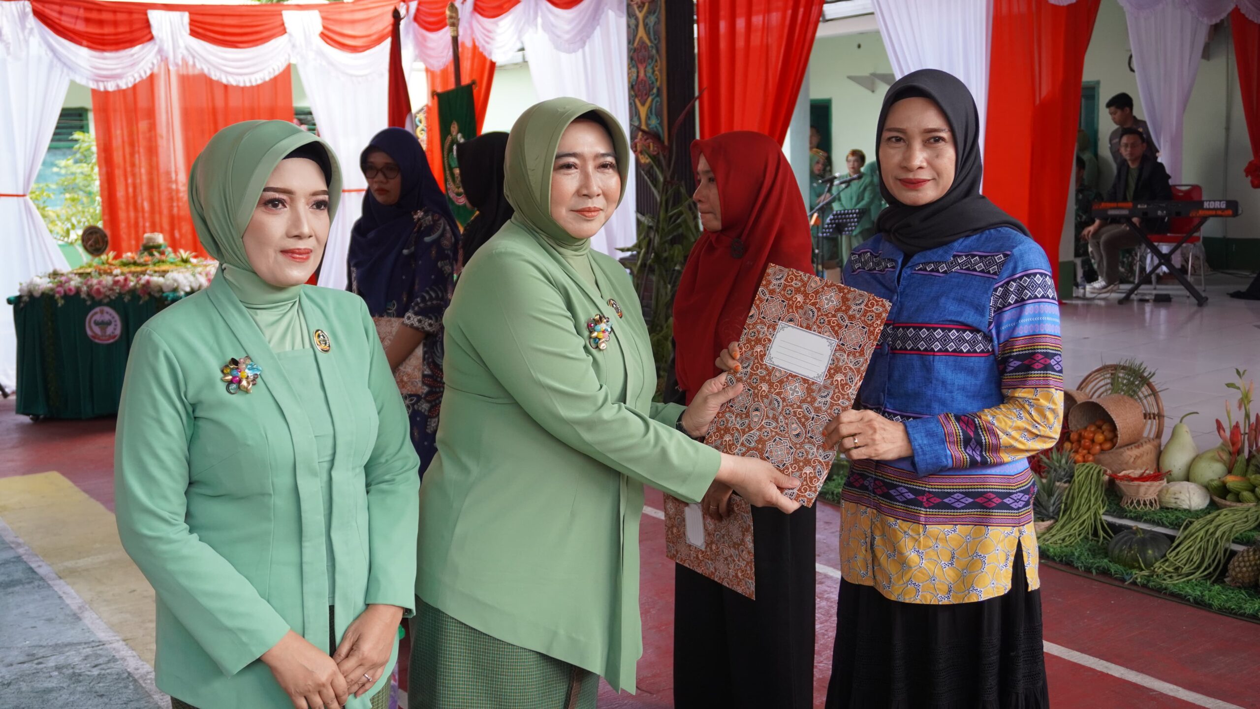 Komandan Kodim Ikuti Acara Tasyakuran HUT Persit KCK ke 80