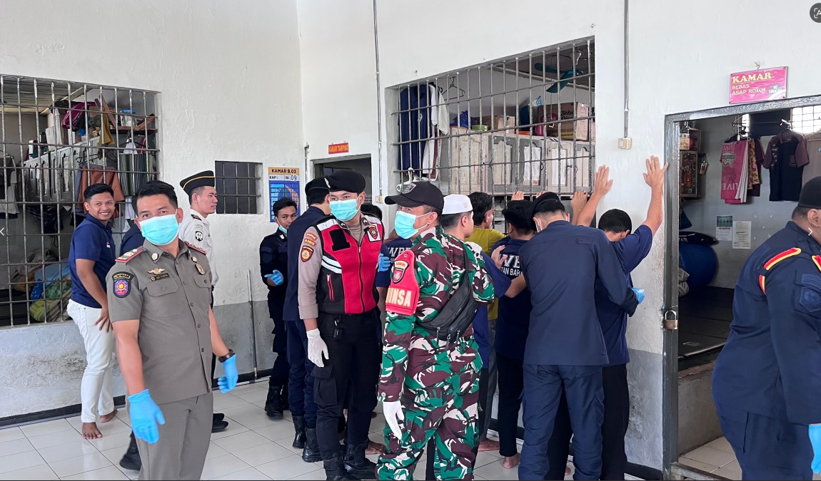 TNI Turut Kawal Komitmen Rutan Barabai Bersih dari Narkoba dan Penipuan