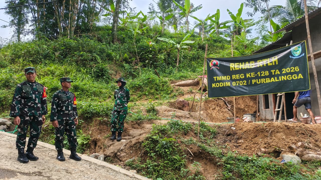 Danrem 071/Wijayakusuma Tinjau TMMD Reguler di Purbalingga, Pastikan Program Tepat Sasaran dan Menyentuh Warga