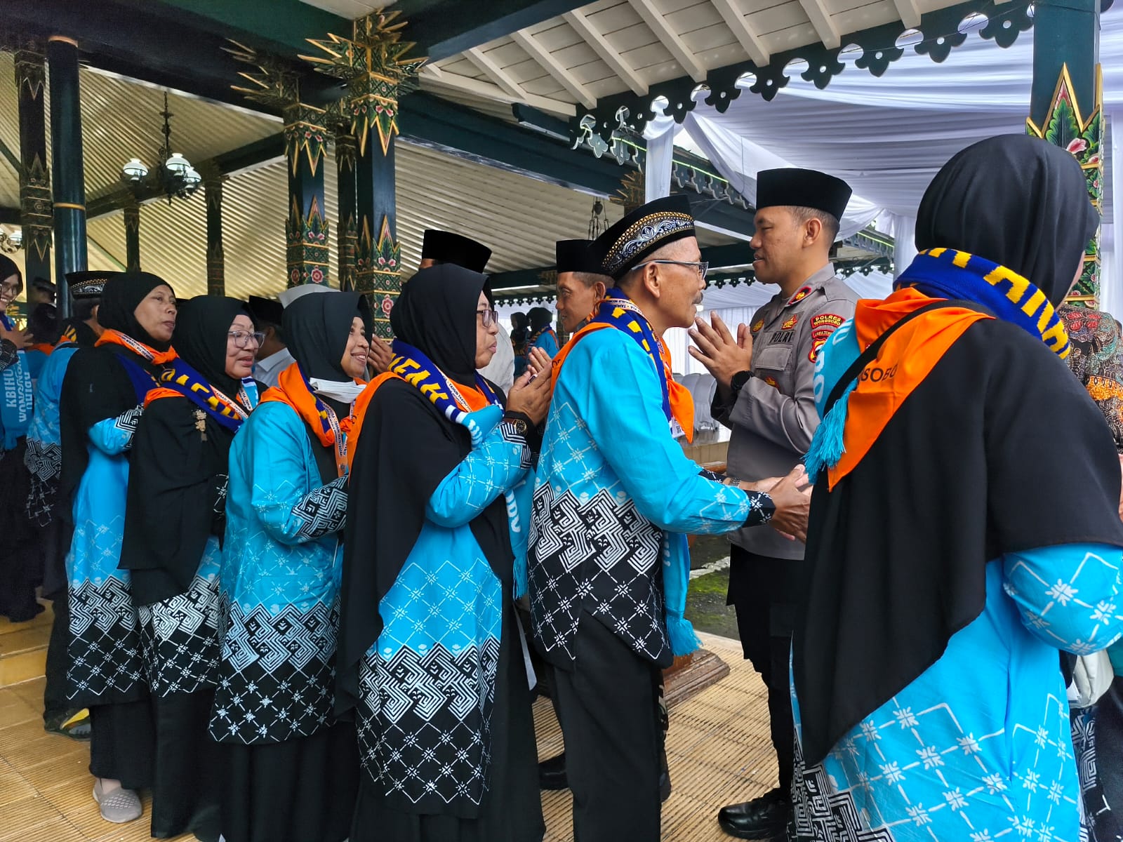 Dandim Wonosobo Mendampingi Forkopimda Lepas Calon Haji Kloter 21, Tiga Personel Kodim Ikut Tunaikan Ibadah Haji