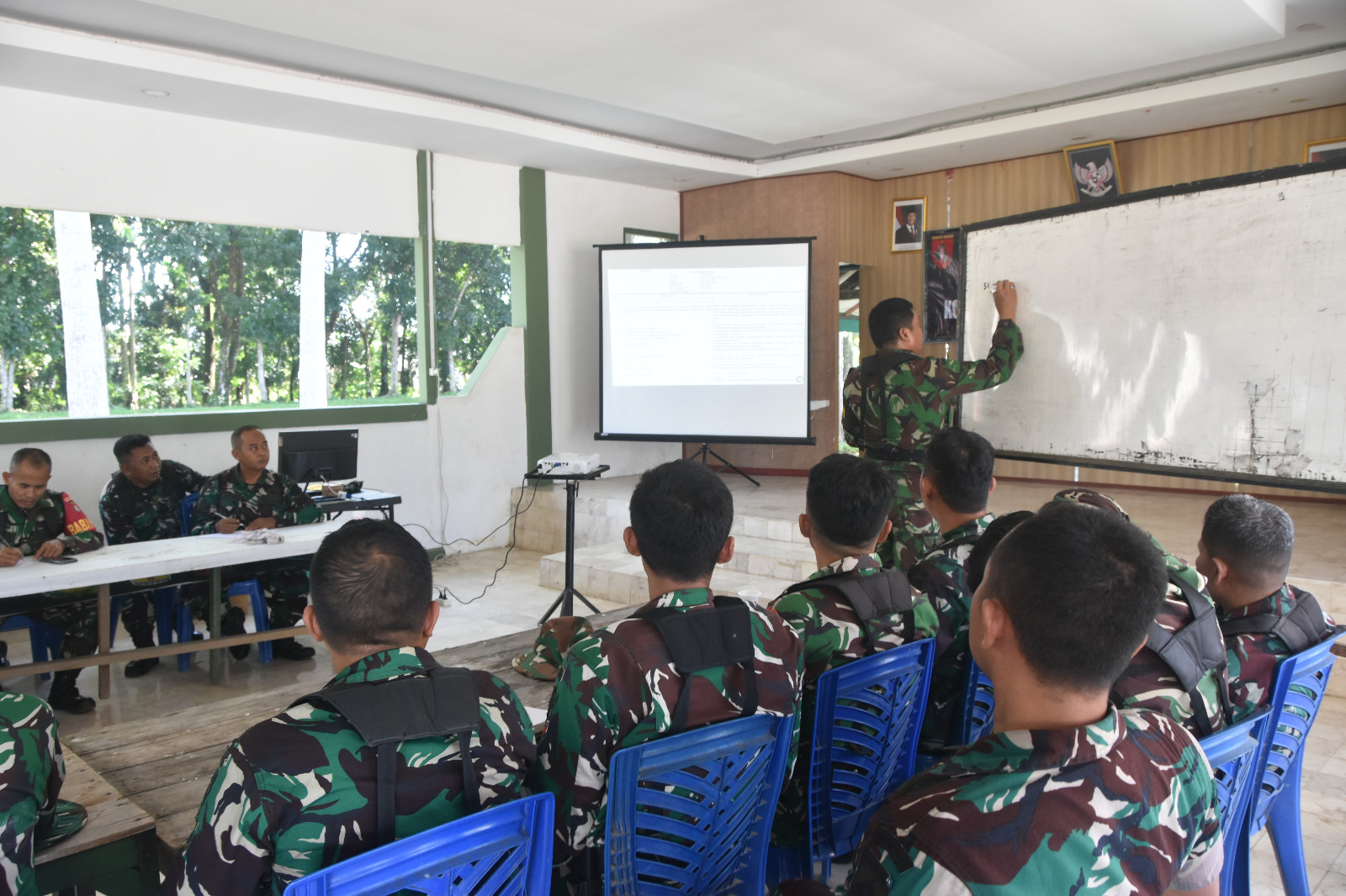 Antisipasi Musim Kemarau, Kodim 1002/HST Gelar Latihan Teknis dan Taktis Karhutla