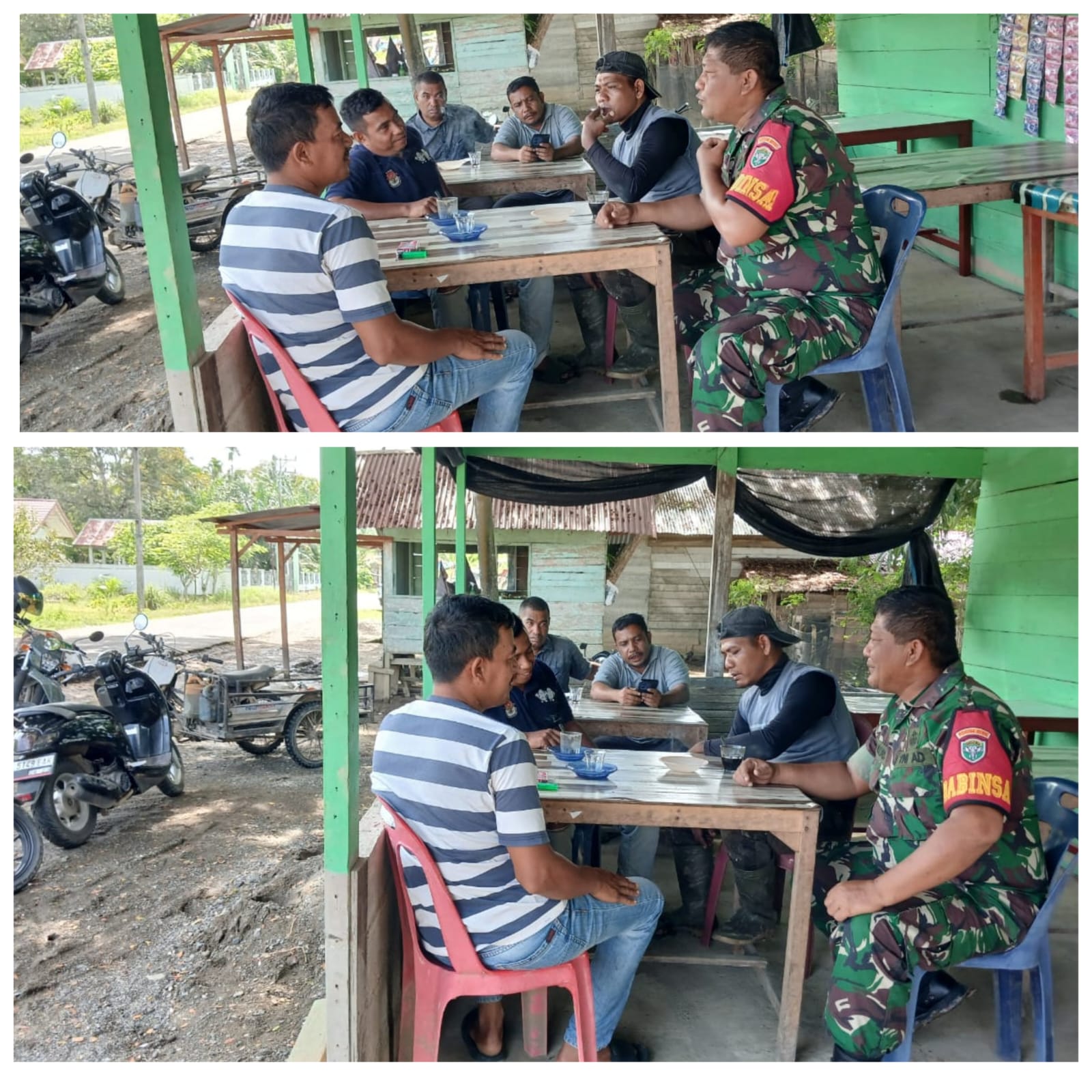 ‎Babinsa Woyla Barat Gencar Perangi Narkoba, Serda Ari Mulyadi Aktif Edukasi Warga dan Pemuda Desa