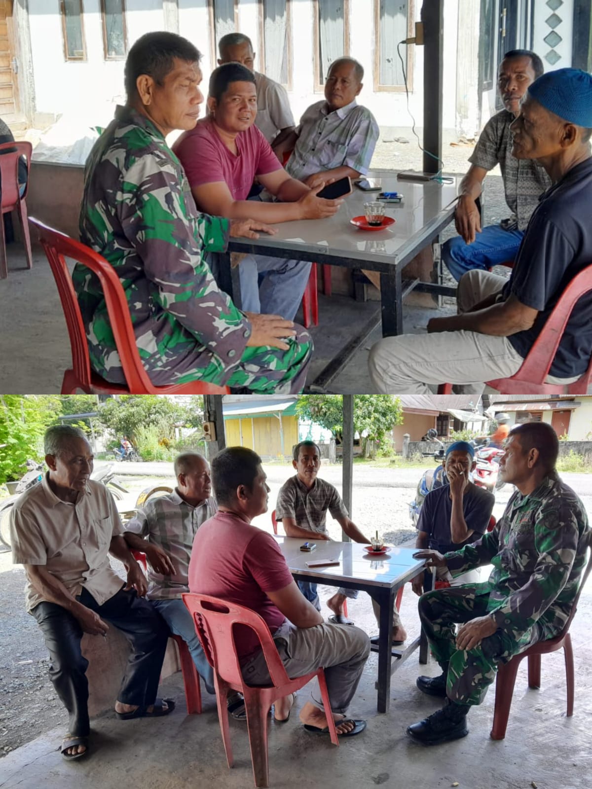 Suasa Kekeluargaan, Babinsa Koramil 03 Kaway XVI Bersama Warga Saat Idul Adha 1447 H/2026 M
