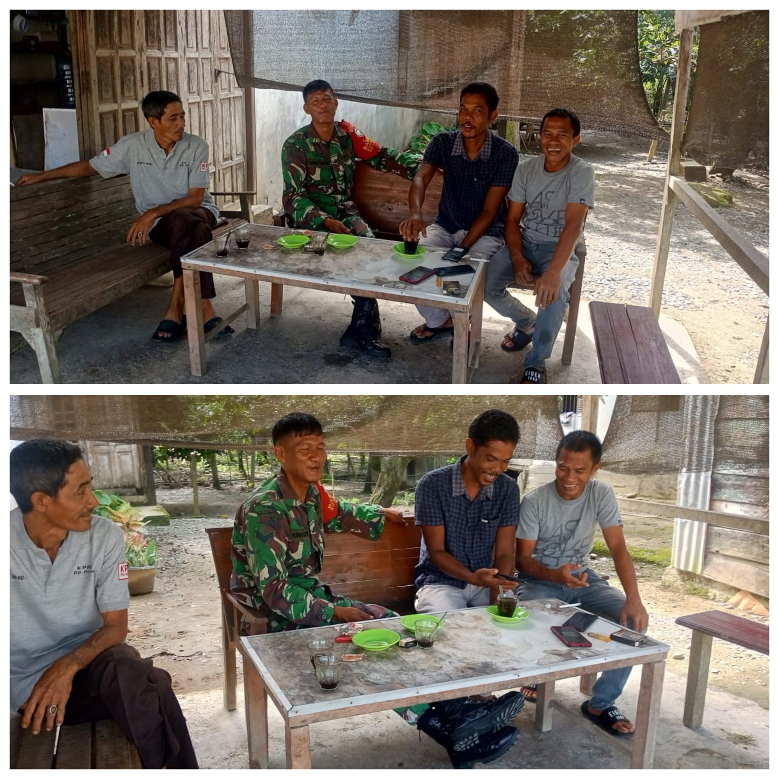 ‎Babinsa Woyla Barat Pererat Silaturahmi dengan Warga dan Pemuda Melalui Anjangsana di Ulee Pulo