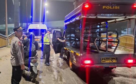 Patroli Malam Cipta Kondisi Polres Pelabuhan Tanjung Priok, Cegah Kamtibmas