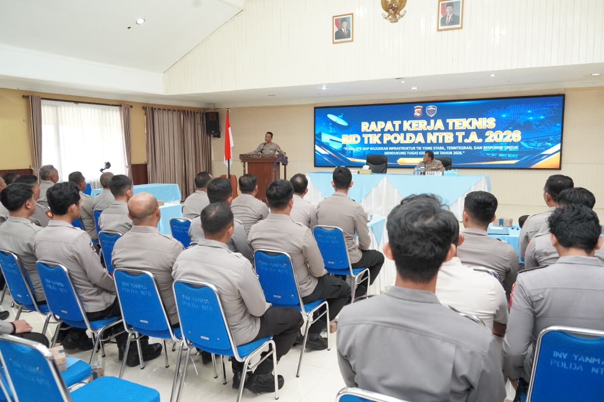Kapolda NTB Buka Rakernis Bidang TIK, Dorong Inovasi dan Peningkatan Kinerja Berbasis Teknologi