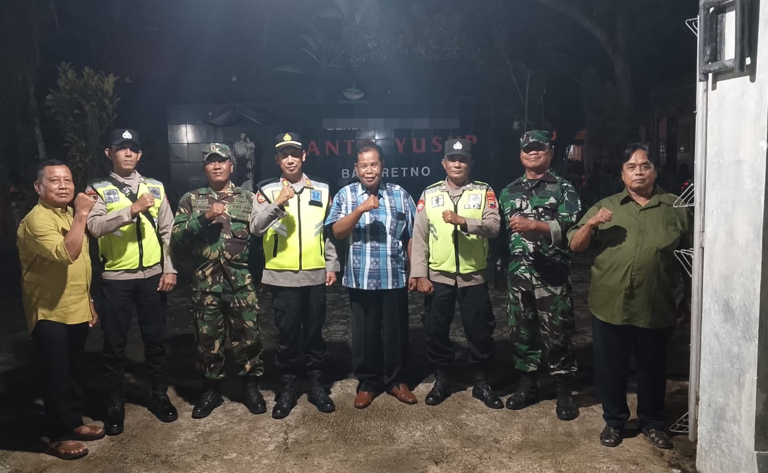 Patroli Sinergitas TNI–Polri, Jaga Kondusivitas Wilayah Baturetno