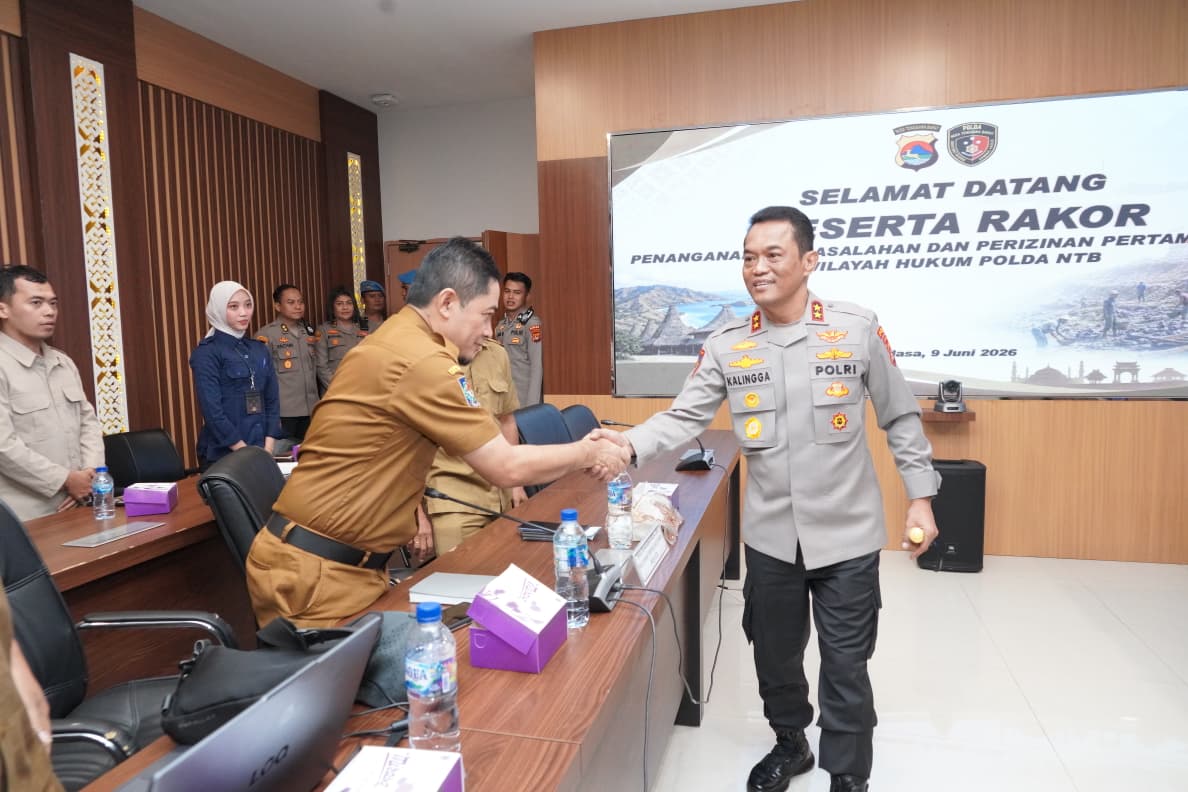 Pimpin Rakor Penyelesaian Persoalan Tambang Rakyat, Kapolda NTB Tegaskan Sinergi Lintas Sektoral