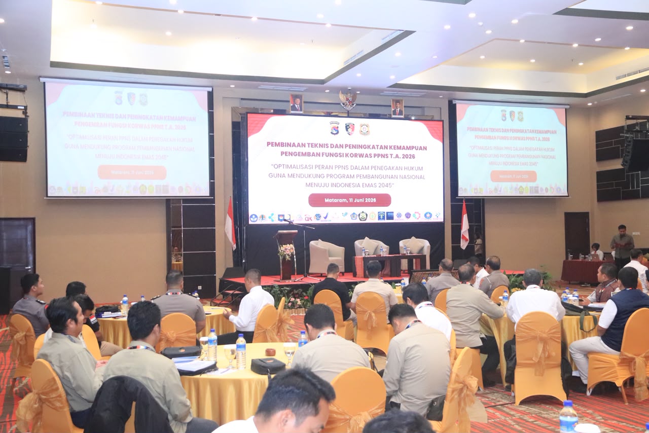 Wakapolda NTB Buka Bintek Korwas PPNS 2026, Perkuat Kompetensi Penyidik