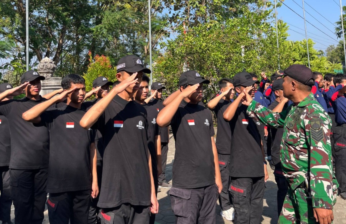 Ratusan Santri Ponpes Mutiara Quran Dilatih TNI, Ini Tujuannya