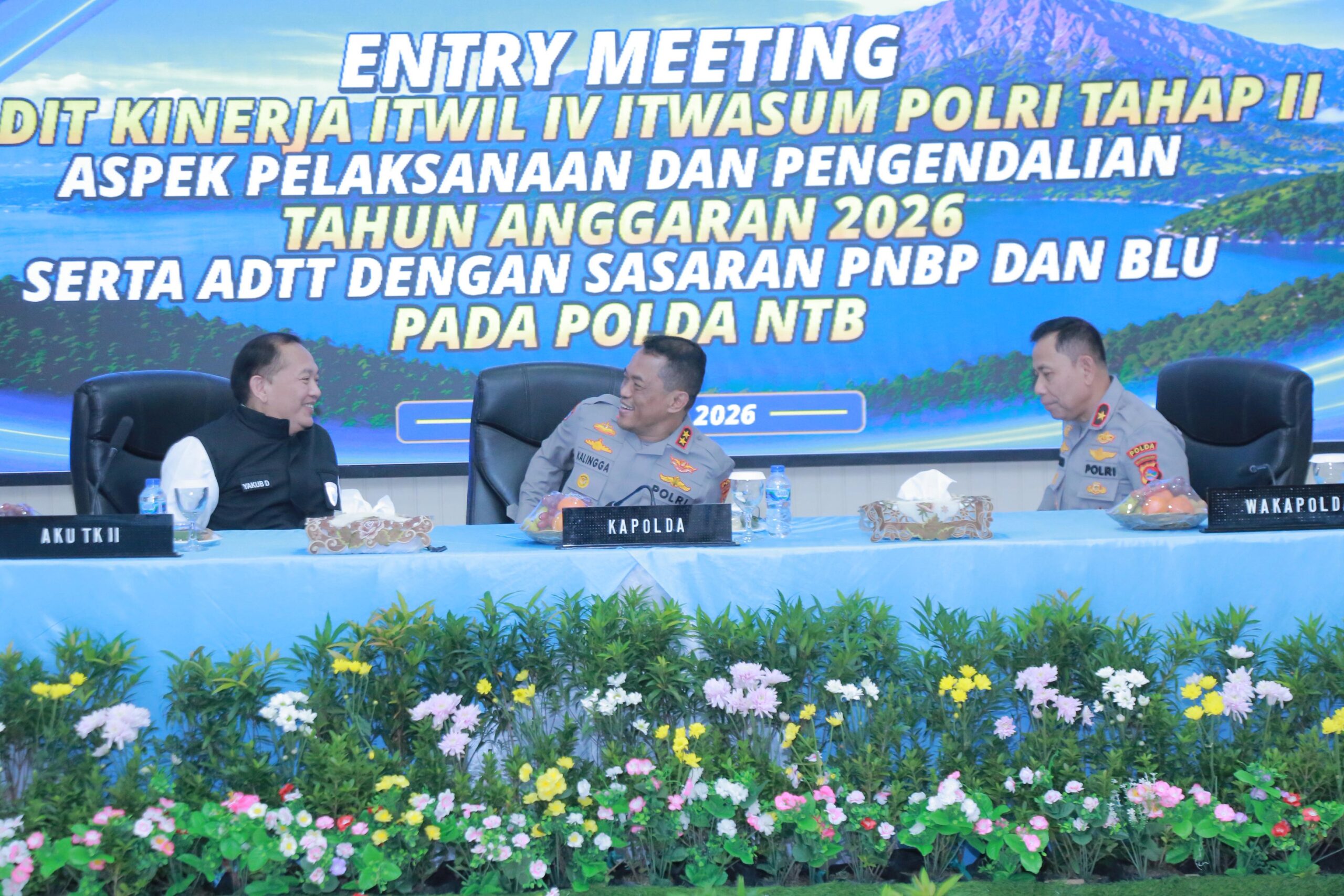 Kapolda NTB Pimpin Entry Meeting Audit Kinerja 2026, Perkuat Tata Kelola Transparan dan Akuntabel