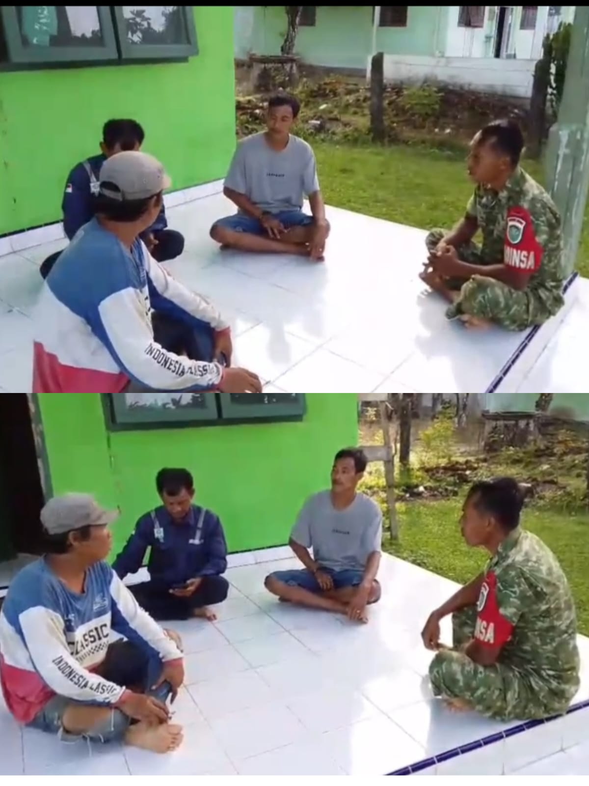 Babinsa Koramil 08/Arongan Lambalek Jalin Kedekatan dengan Warga Melalui Kegiatan Komsos di Desa Drien Rampak