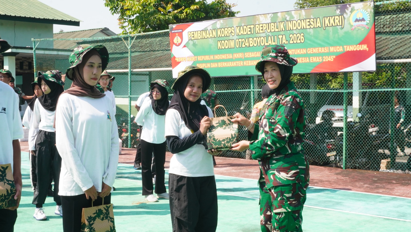 Kodim 0724/Boyolali Bentuk Generasi Berkarakter Lewat Pembinaan KKRI, Dipadukan Outbound Bangun Kekompakan