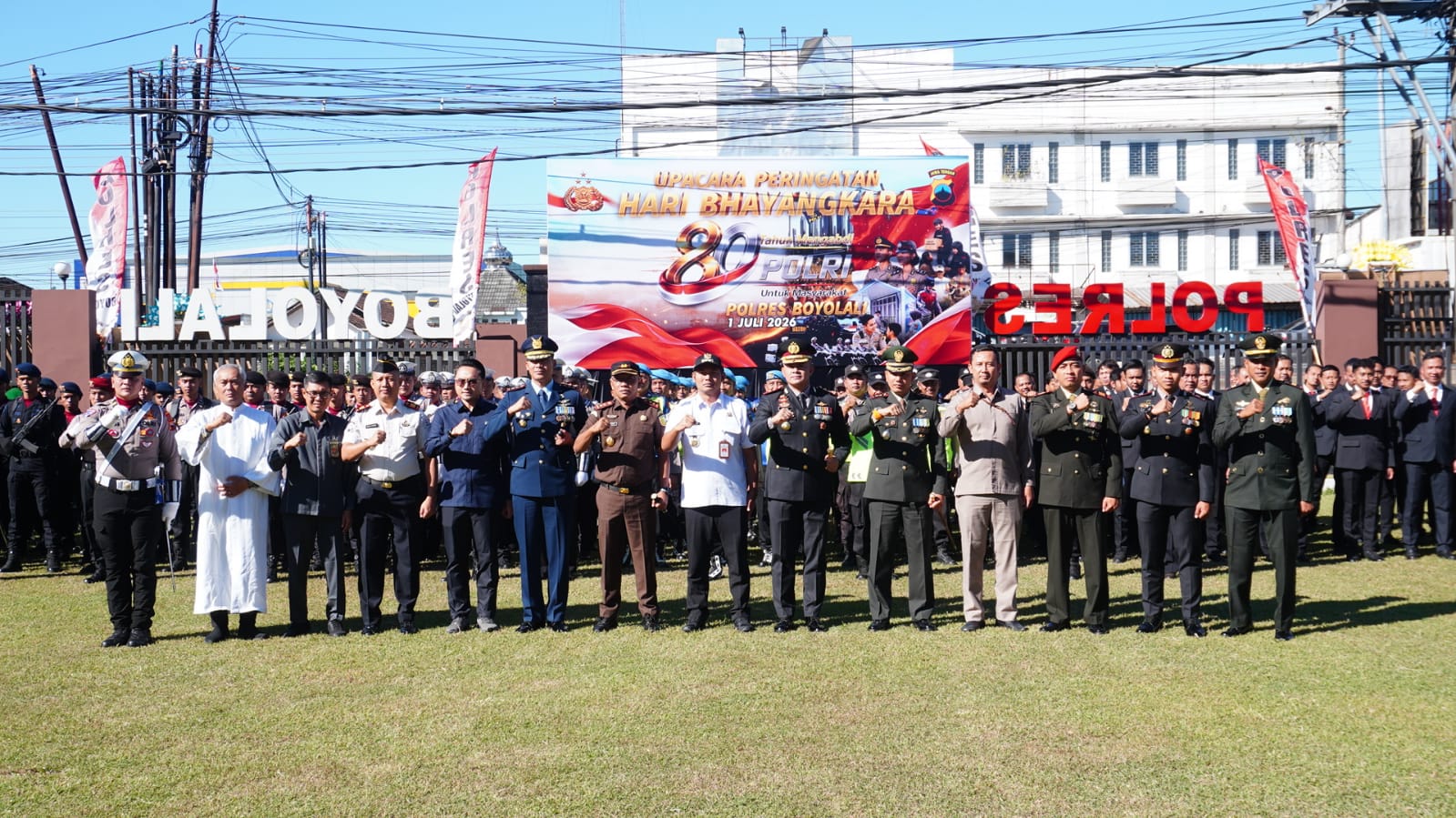 Kejutan HUT Bhayangkara ke-80, TNI-Pemkab Boyolali Tegaskan Soliditas dengan Polri