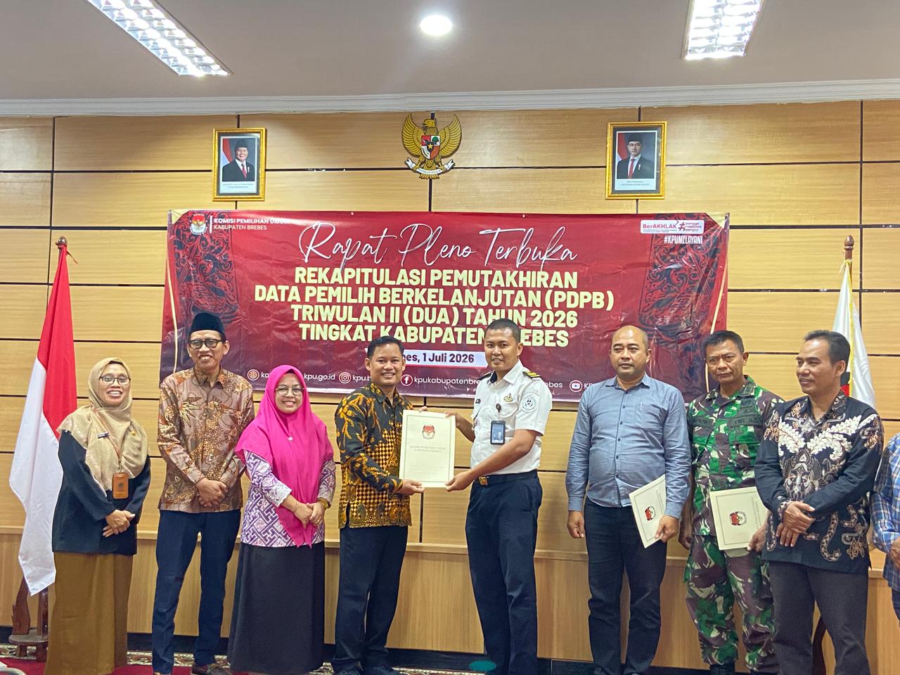 Lapas Brebes Perkuat Sinergi dengan KPU Wujudkan Data Pemilih yang Akurat melalui Rapat Pleno PDPB