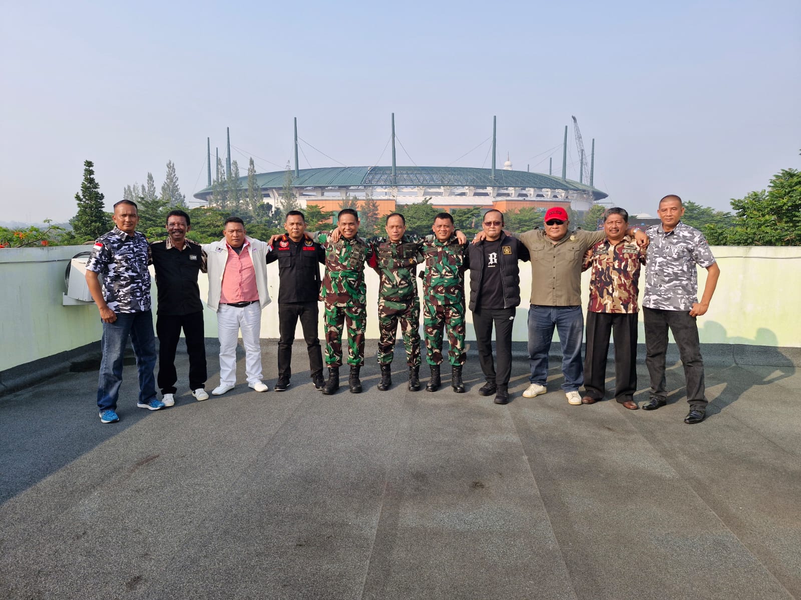 Kaskogartap II/Bdg Marsma TNI Solihin, S.I.P. Melaksanakan Kunker dengan Touring