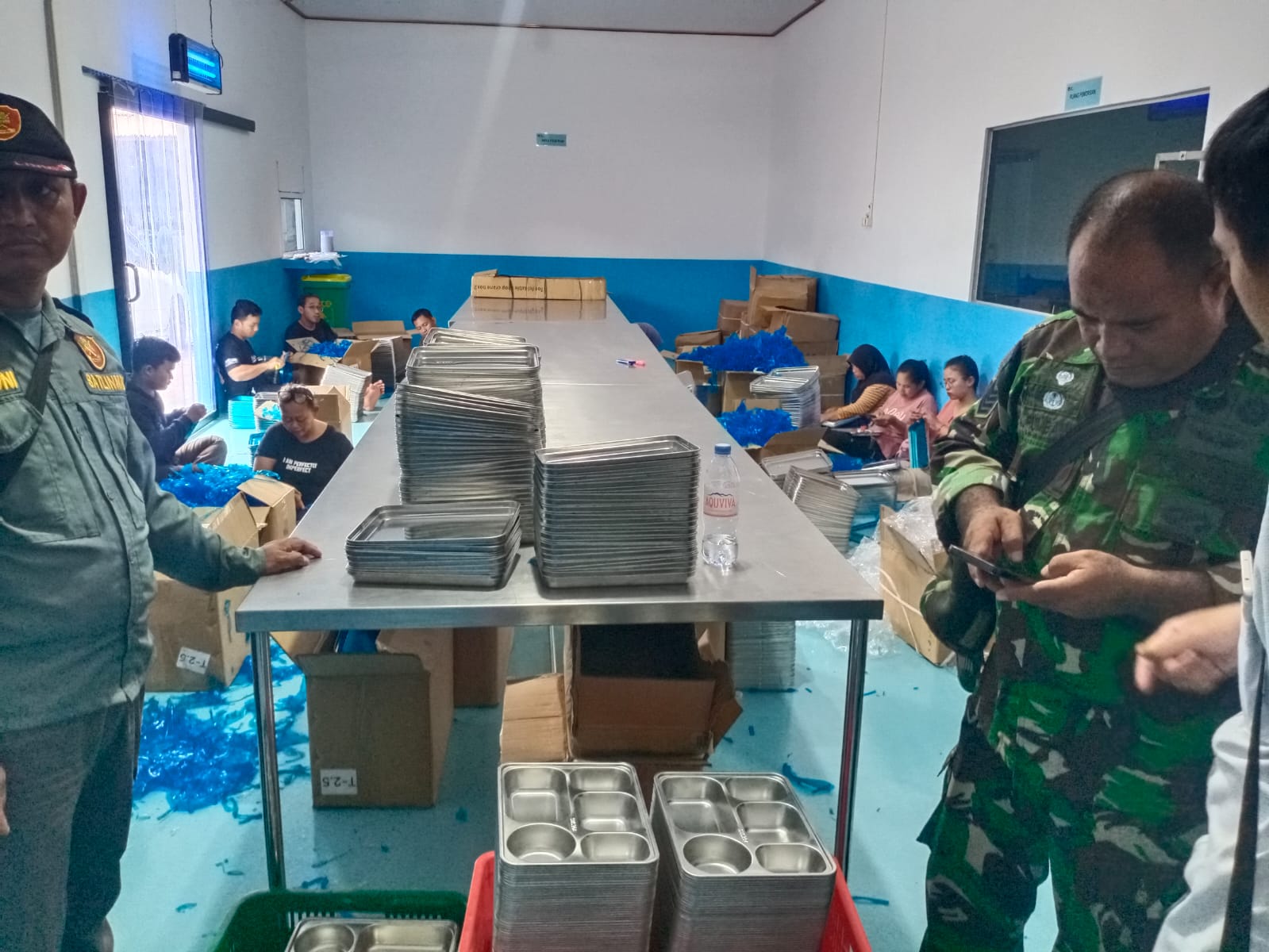 Babinsa Joyotakan Cek SPPG Jelang Dimulainya Memasak Pasca Libur Sekolah