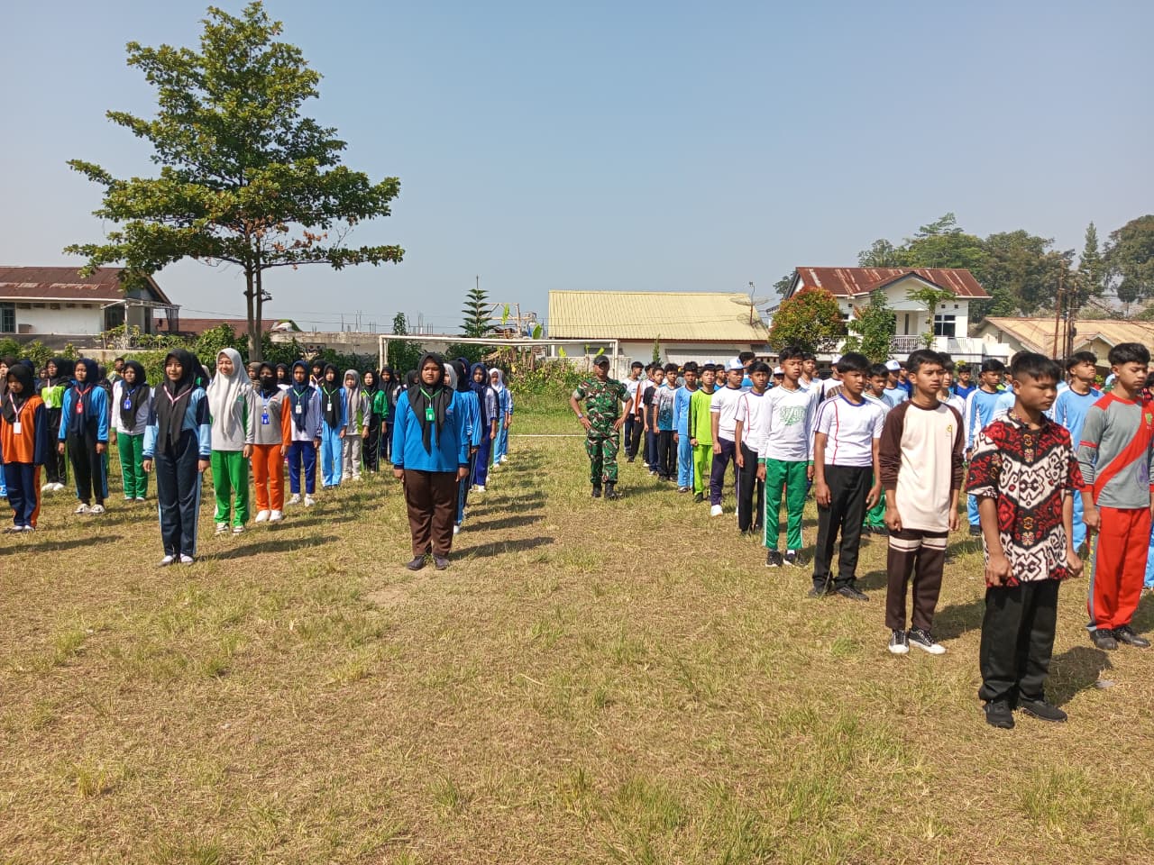 Kodim 0707/Wonosobo Aktif Dampingi MPLS, Wujud Nyata Pembentukan Generasi Muda Disiplin dan Berjiwa Nasionalisme Tinggi