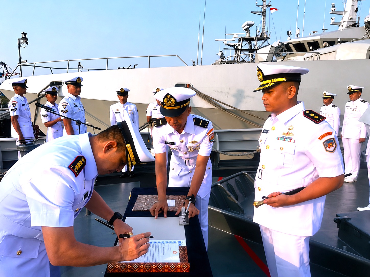 KOMANDAN BARU KRI TODAK-631 RESMI DIKUKUHKAN, SIAP EMBAN TUGAS OPERASI
