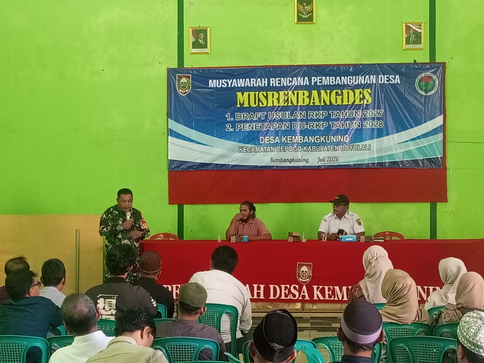 Babinsa Koramil Cepogo Kawal Musrenbangdes Kembang Kuning, Pastikan Aspirasi Warga Jadi Prioritas Pembangunan 2027
