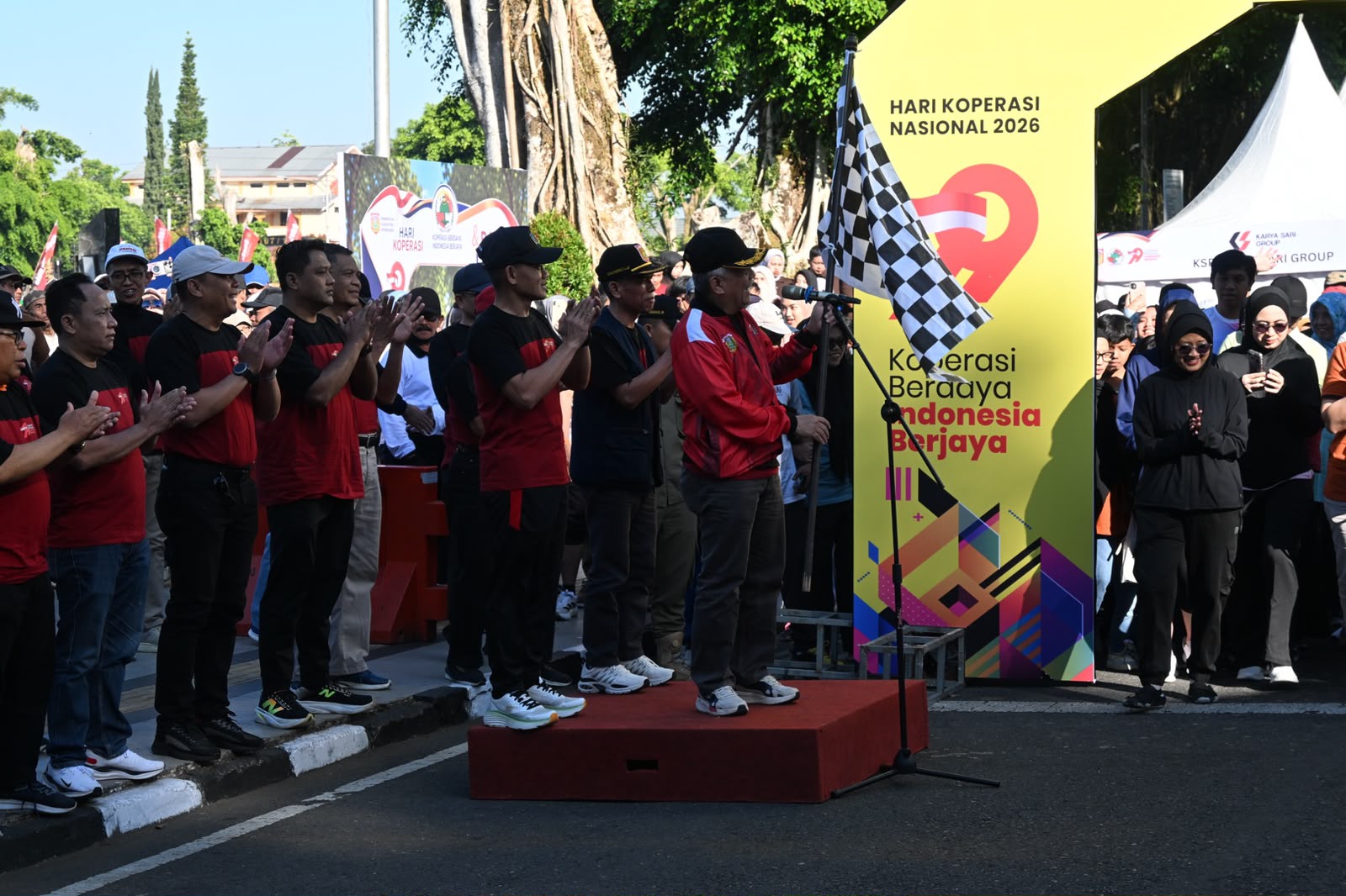 Peringatan Hari Koperasi ke-79, Dandim Wonosobo Ajak Masyarakat Dukung Koperasi Merah Putih